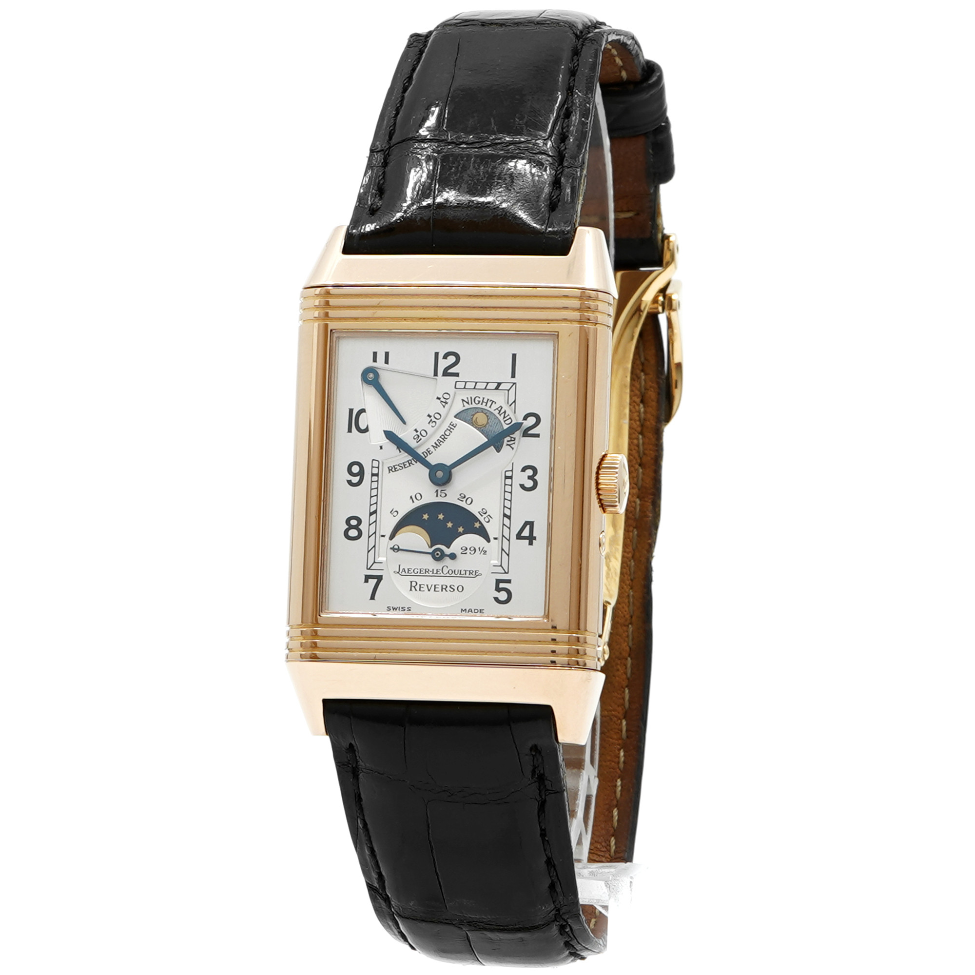 Jaeger LeCoultre Reverso Sun Moon Day Night Power Reserve Q2752420 - Inventory 8685