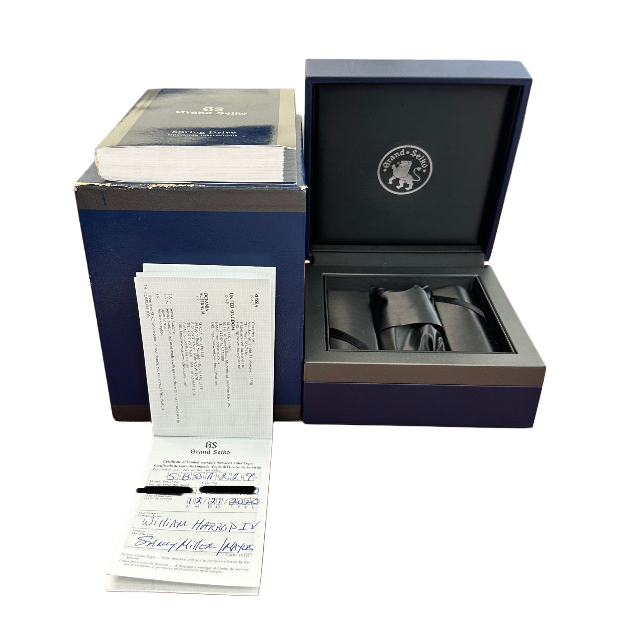 Grand Seiko Sport Collection Spring Drive Diver 200M SBGA229 - Inventory 8677