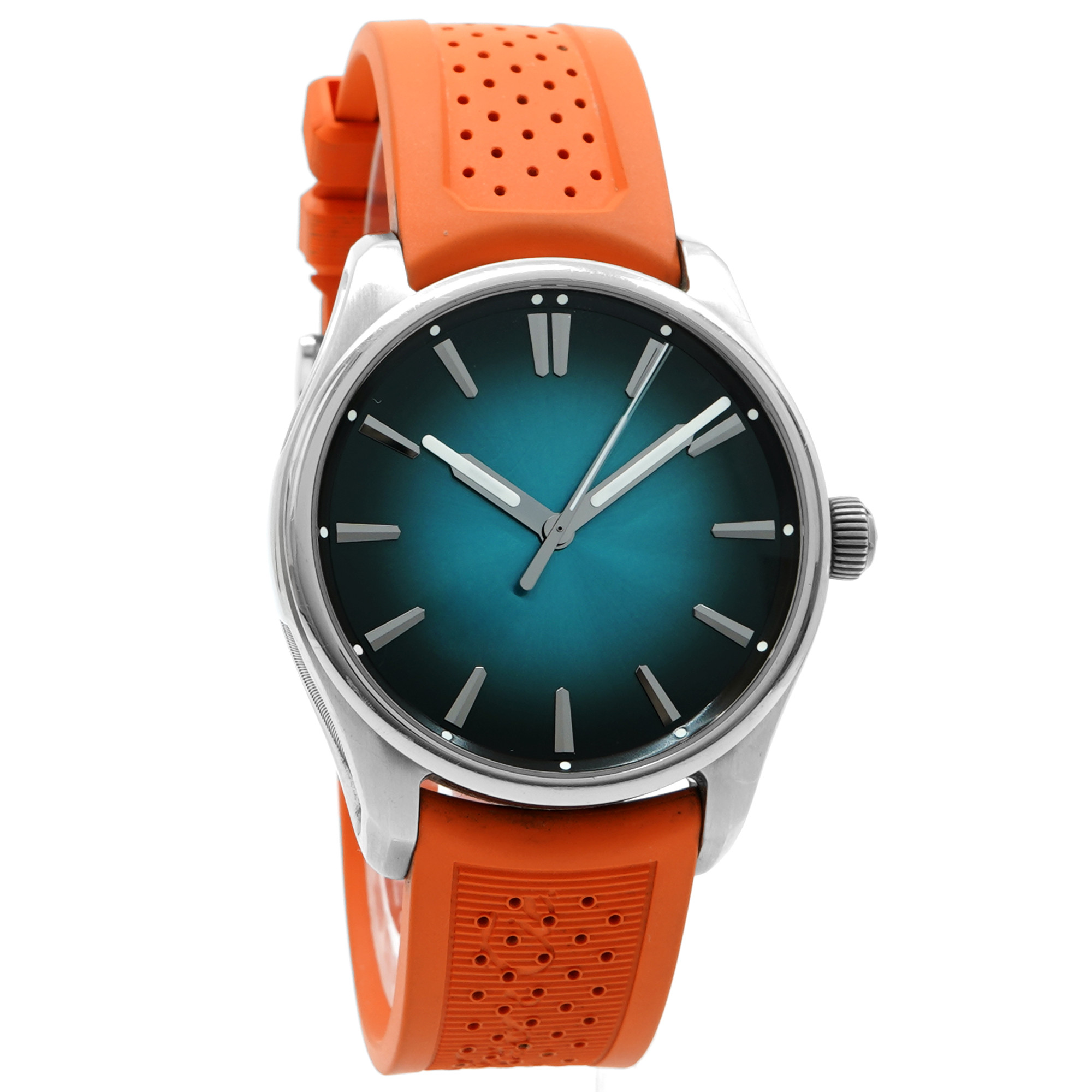 H Moser Pioneer Centre Seconds Blue Lagoon Fume' Dial  *2023* - Inventory 8689