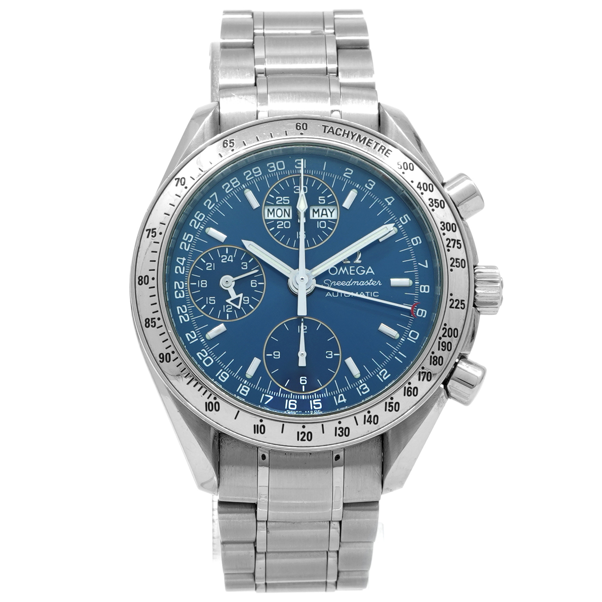 Omega Speedmaster Day-Date *Blue Dial* 3523.80.00 - Inventory 8693