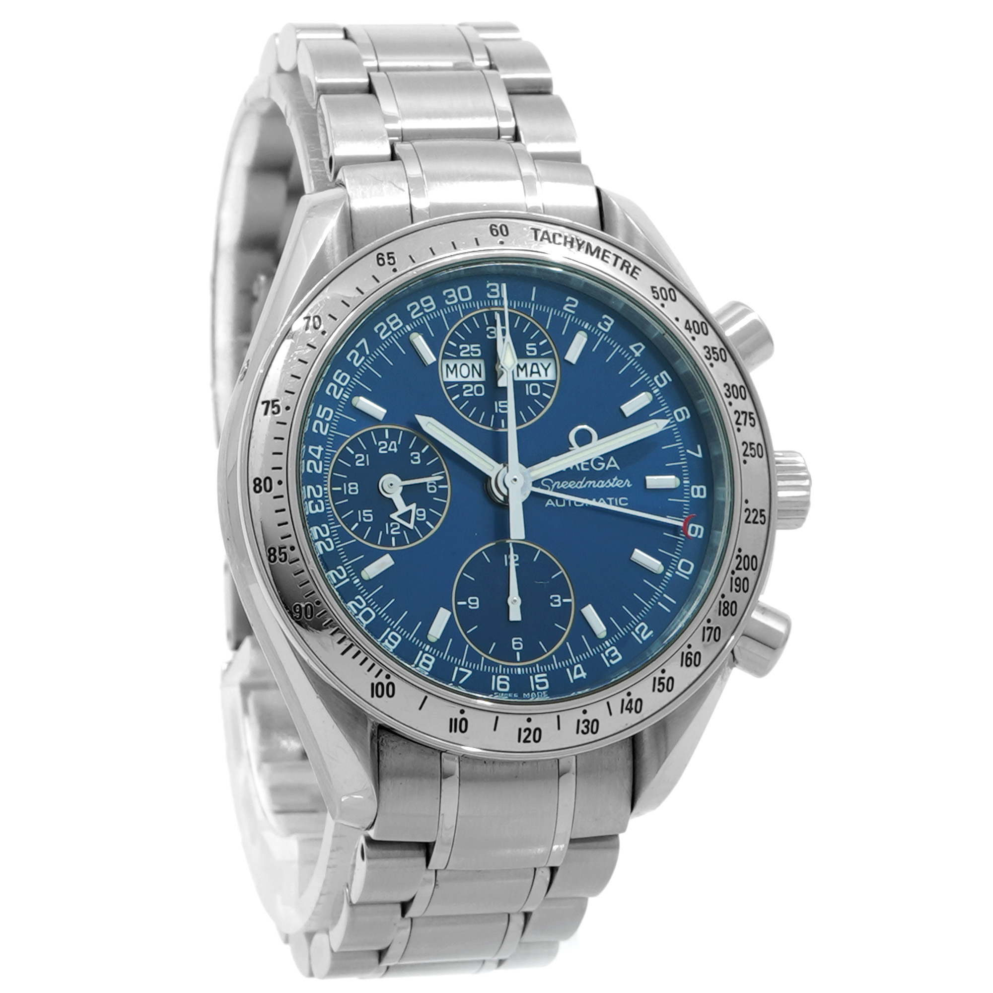 Omega Speedmaster Day-Date *Blue Dial* 3523.80.00 - Inventory 8693