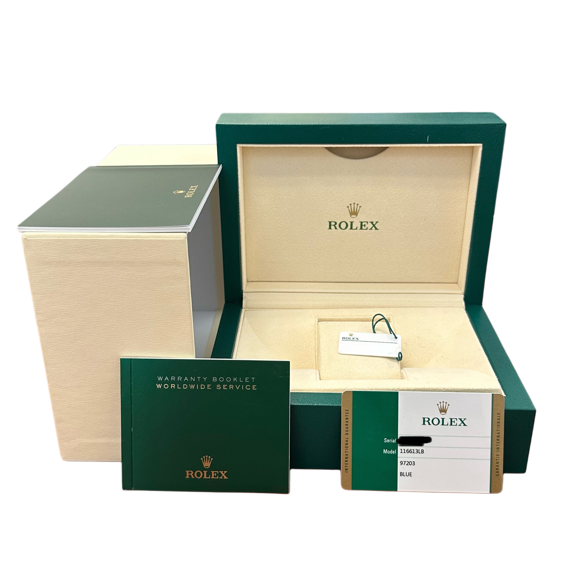 Rolex Submariner Date *Blue* 116613LB- Inventory 8694