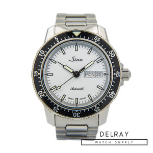 Sinn 104 White Dial On Bracelet *2019 Box and Papers*