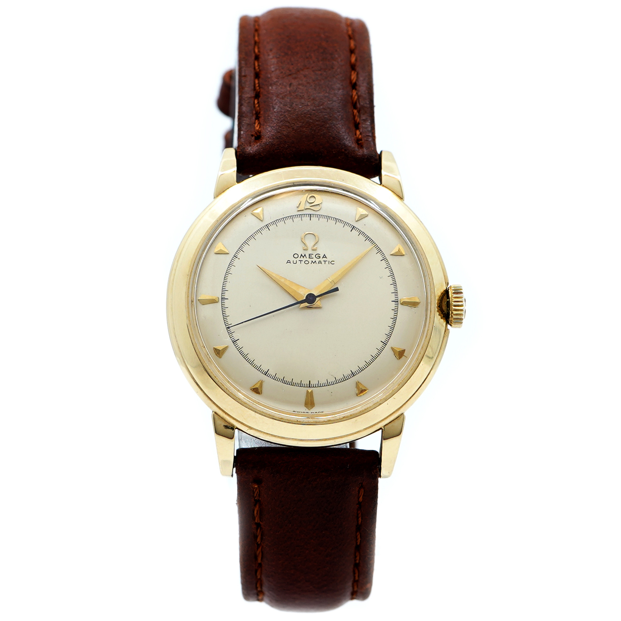 Omega G6525 *Vintage 1947* *14K Yellow Gold* - Inventory 8722