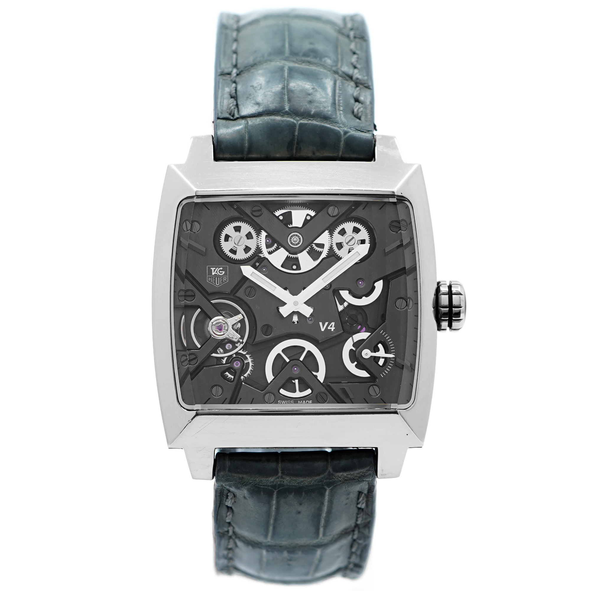 TAG Heuer Monaco V4 WAW208.FC6288 - Inventory 9322 - DelrayWatch.com