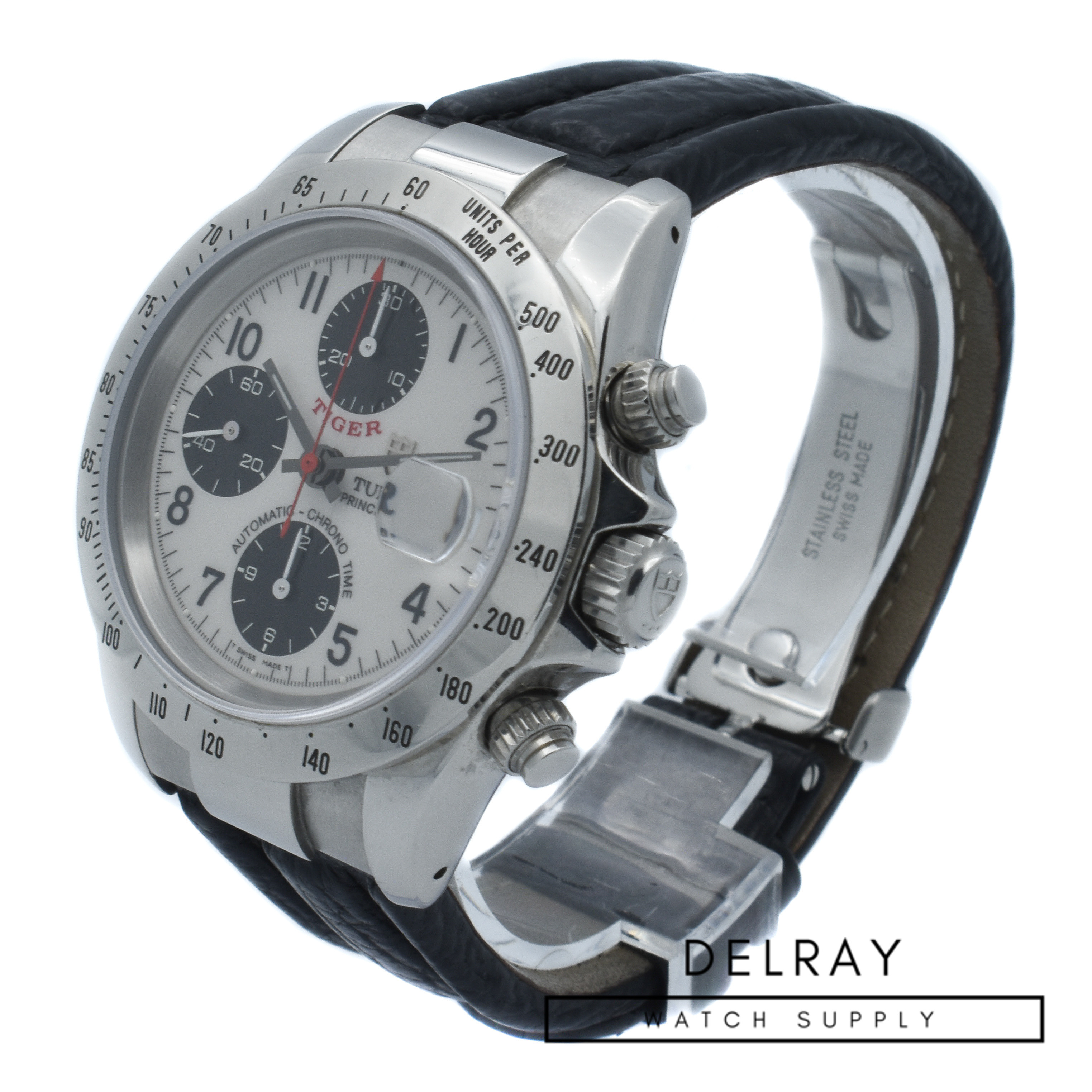 Tudor Tiger Prince Chronograph Panda Dial 79280P - DelrayWatch.com