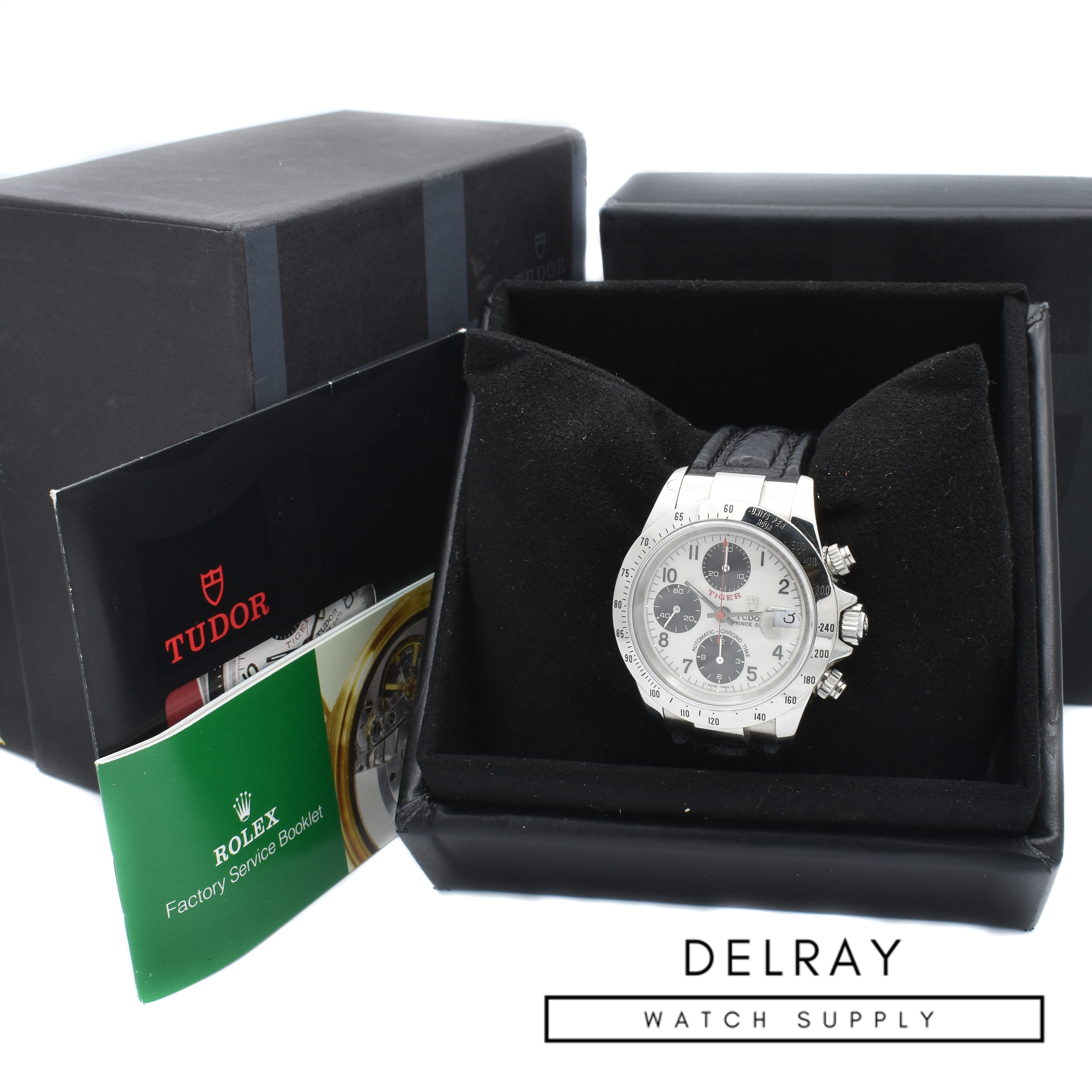Tudor Tiger Prince Chronograph Panda Dial 79280P - DelrayWatch.com