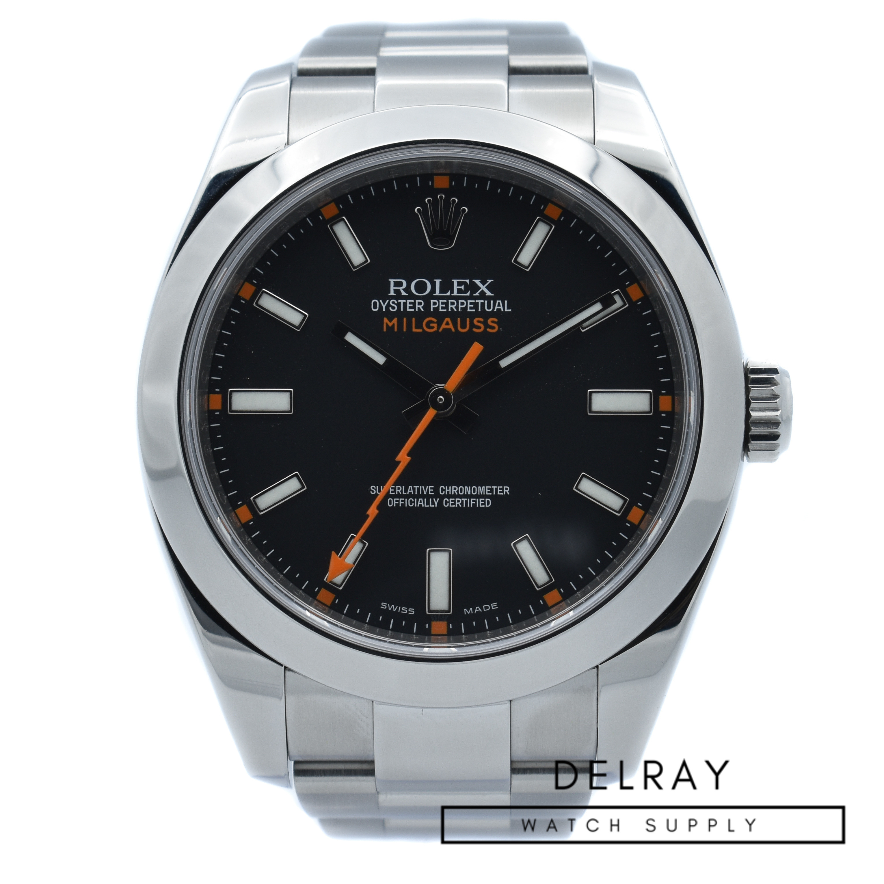 Rolex Milgauss 116400 Black Dial 4 - DelrayWatch.com