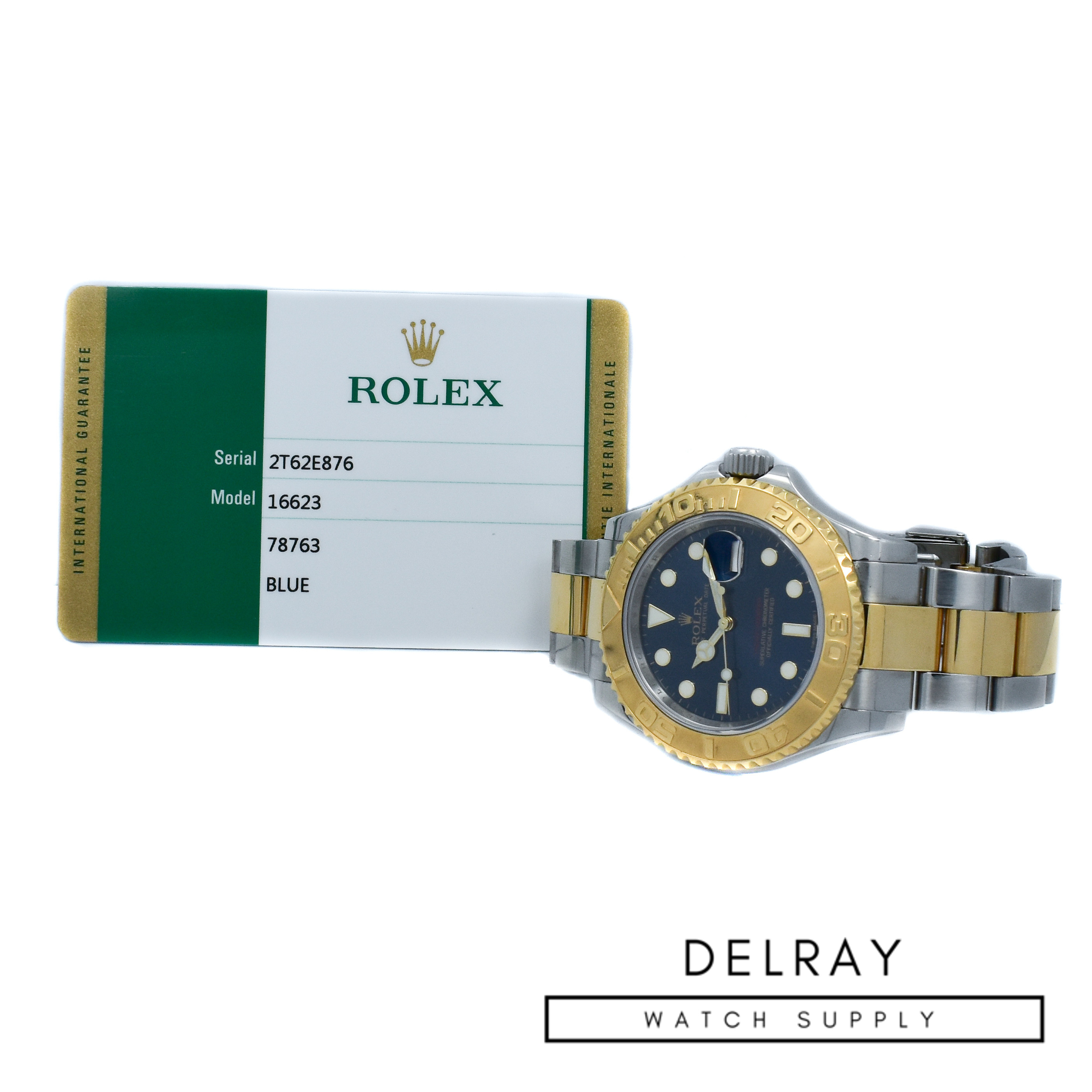 Rolex Yacht-Master 16623 - Men's Watch - Blue Dial