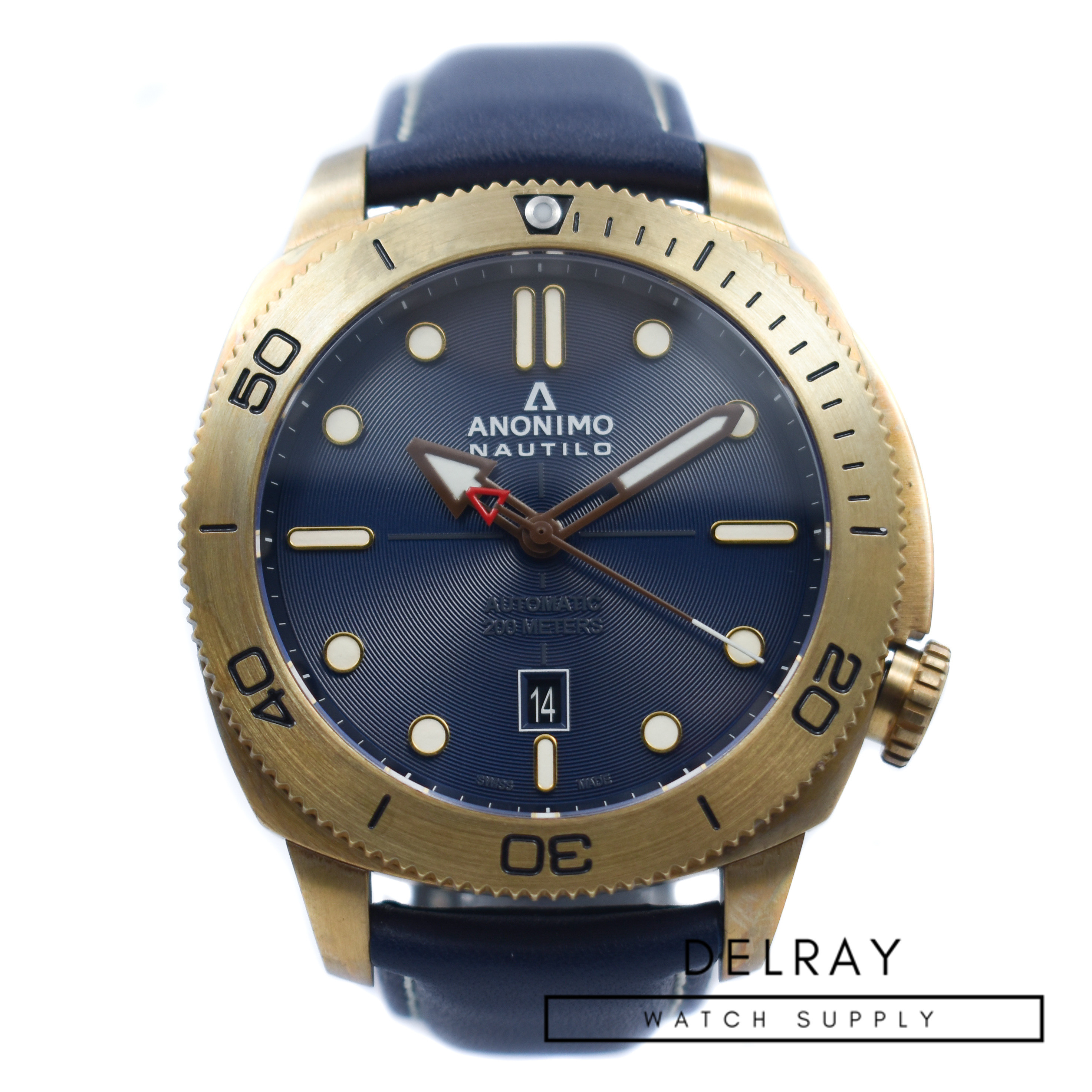 Anonimo Nautilo Bronze Blue Dial *UNWORN* - DelrayWatch.com