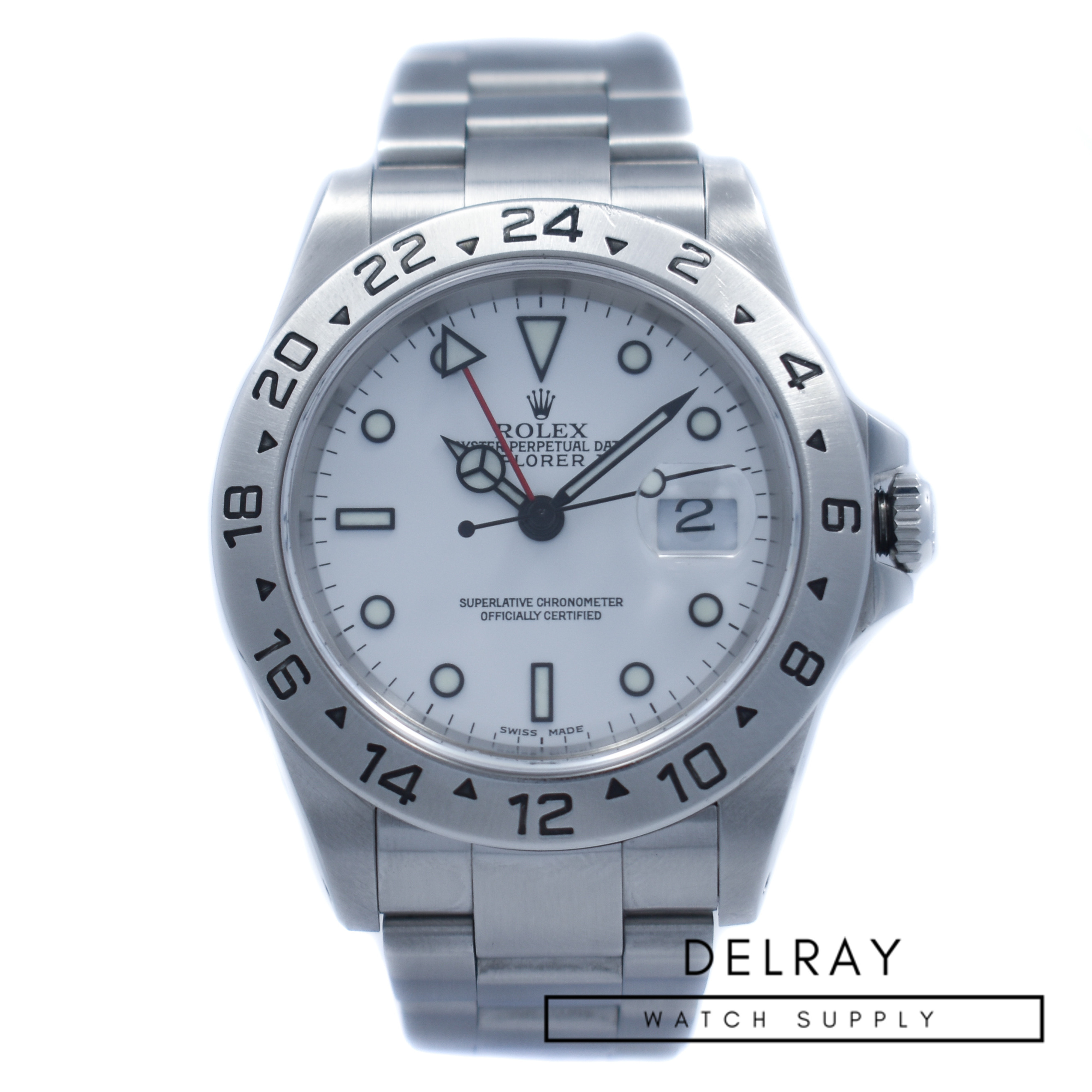 Rolex Explorer II 16570 Polar Dial *Box and Papers* - DelrayWatch.com