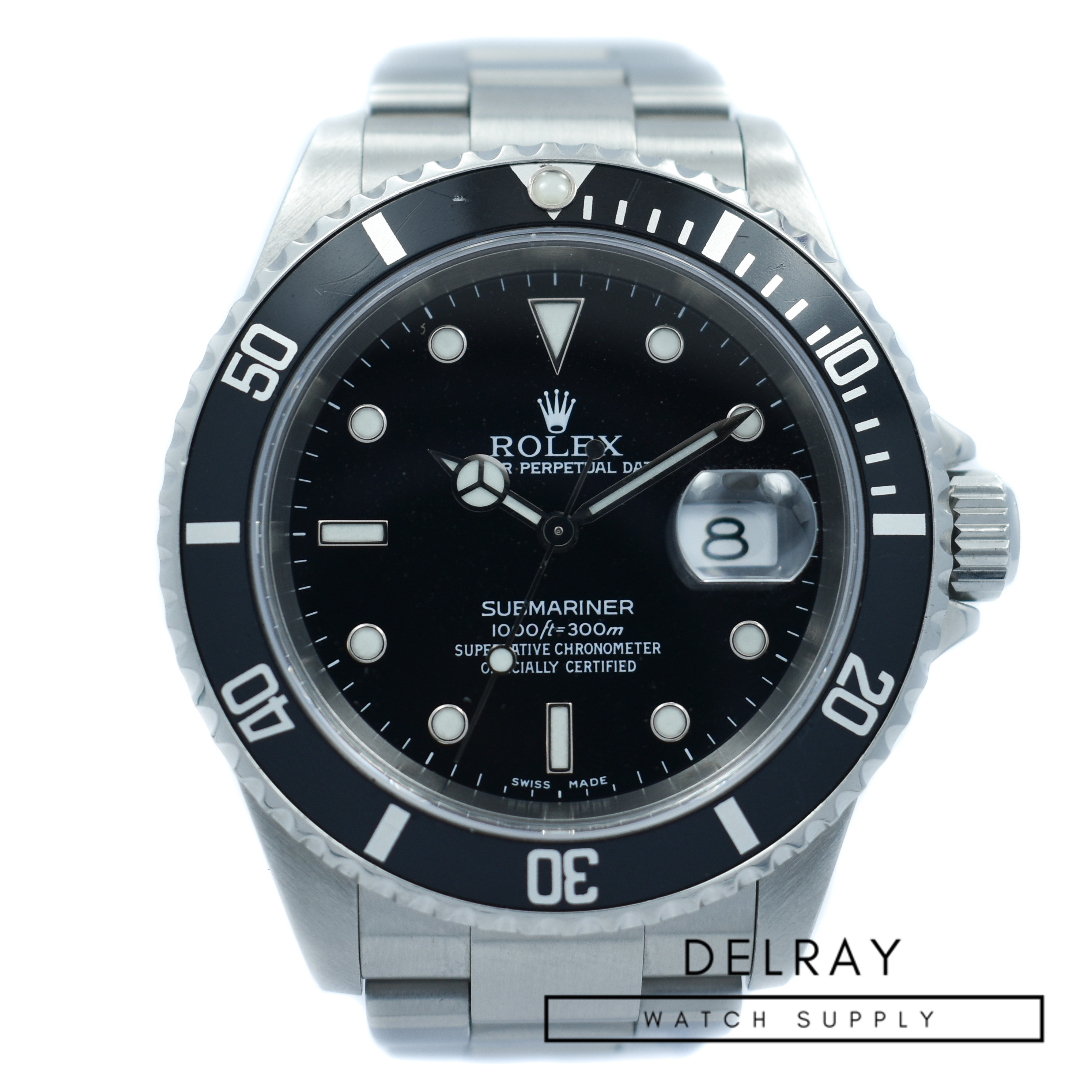 Rolex Submariner 16610 K Serial *Box and Papers* - DelrayWatch.com