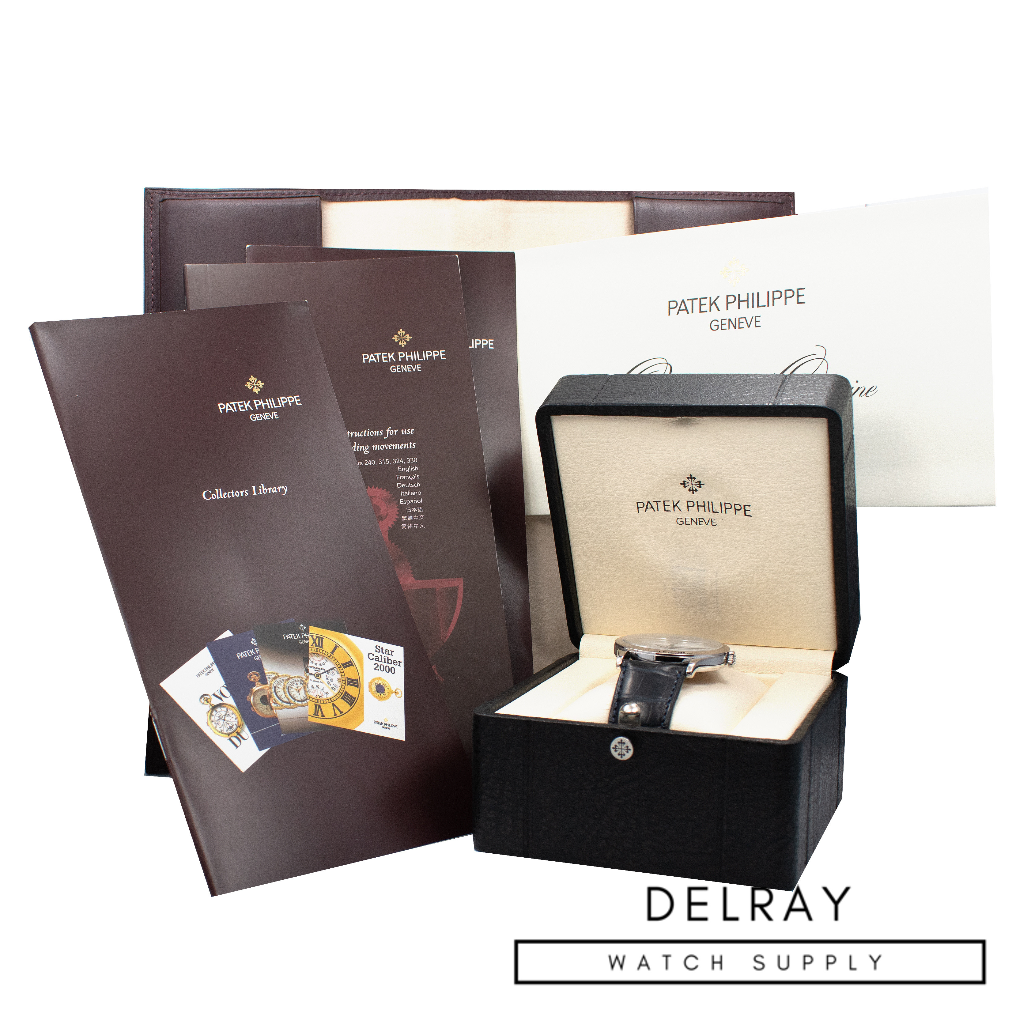 Patek Philippe Calatrava 5296G Sector Dial *With Deployant Buckle