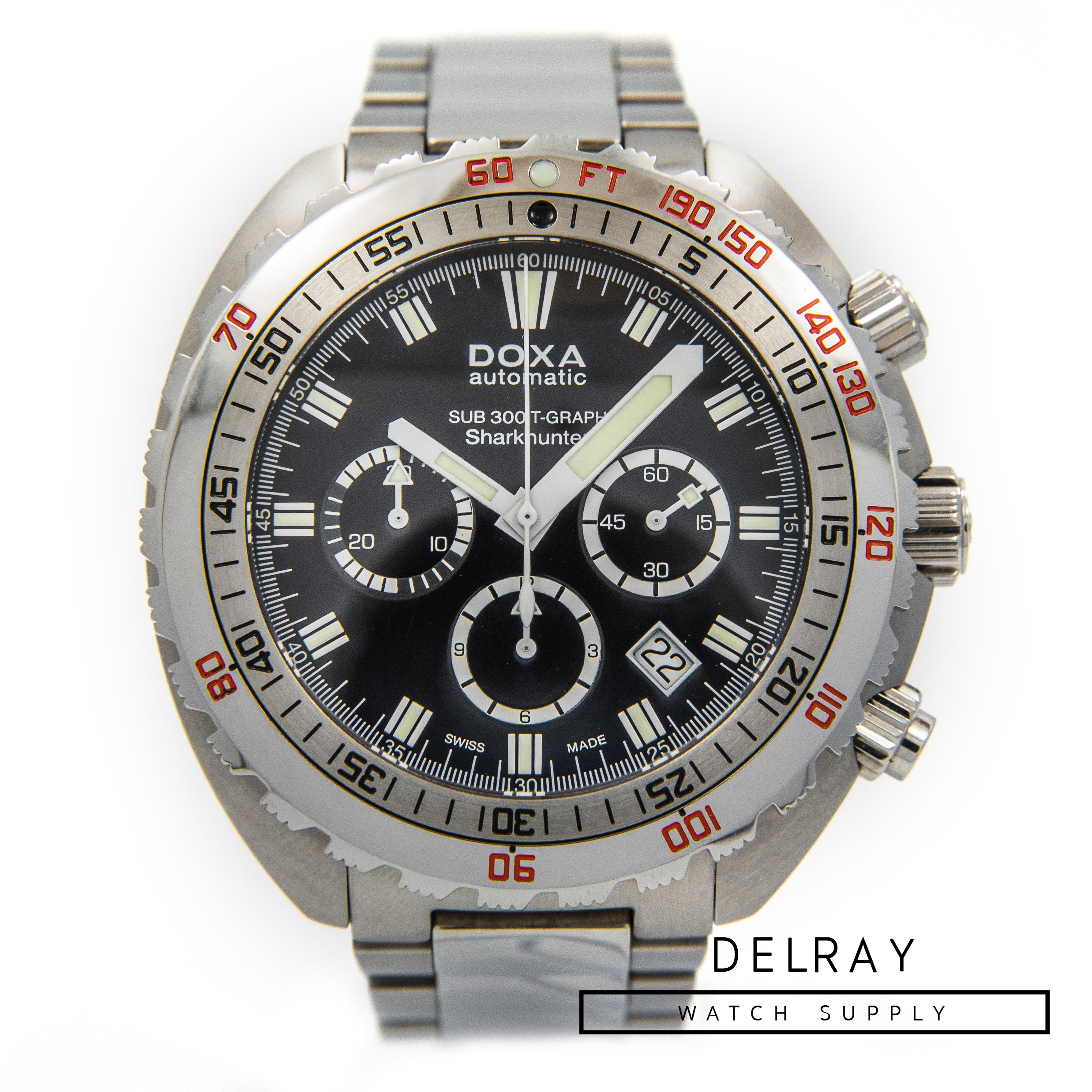 ハンサ ラクダ Doxa Sub 300 T-Graph Sharkhunter *Limited Edition* - DelrayWatch.com