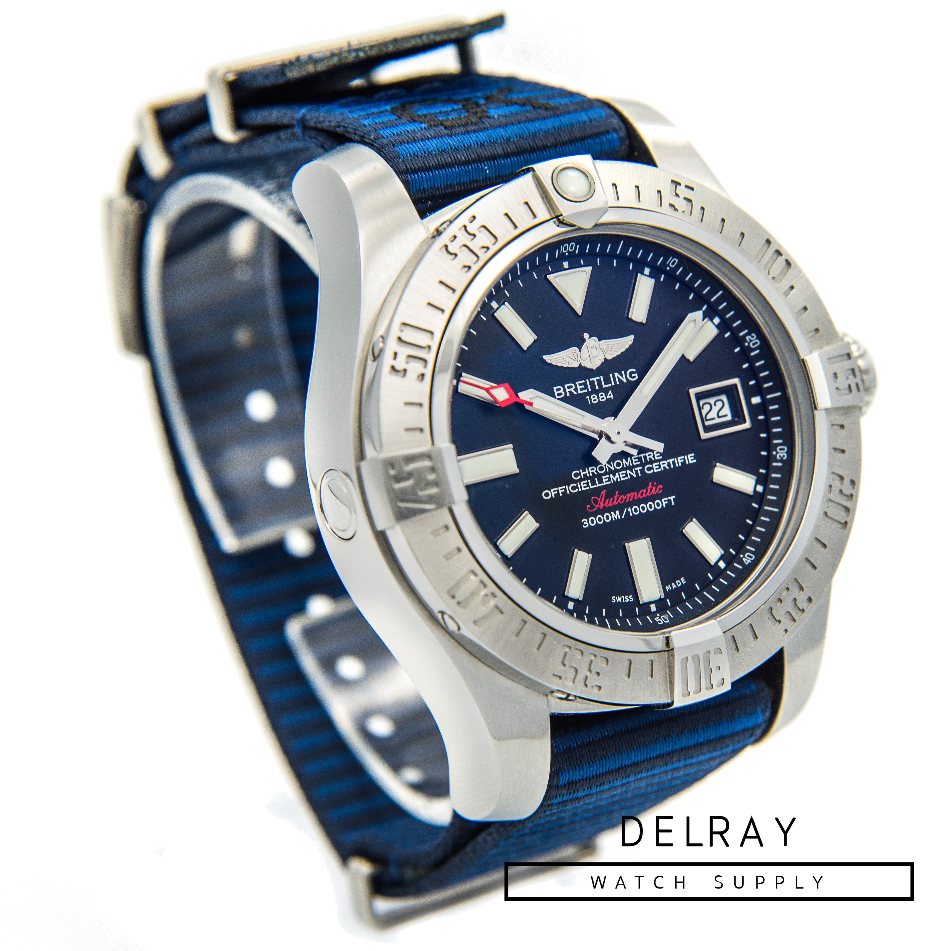 Breitling Avenger II Seawolf *2019 Box and Papers* - DelrayWatch.com