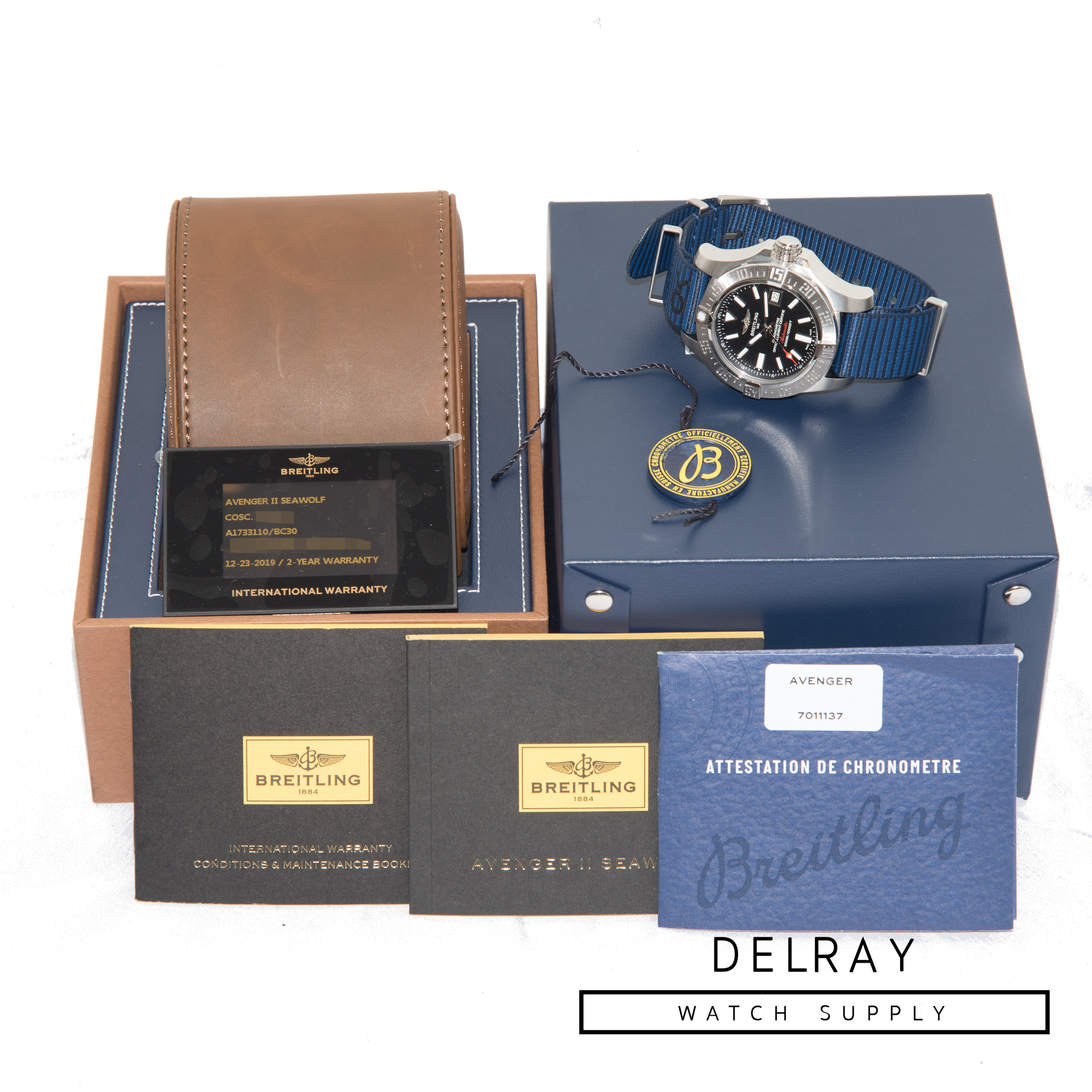 ブライトリング　商品BOX Breitling Avenger II Seawolf *2019 Box and Papers* - DelrayWatch.com