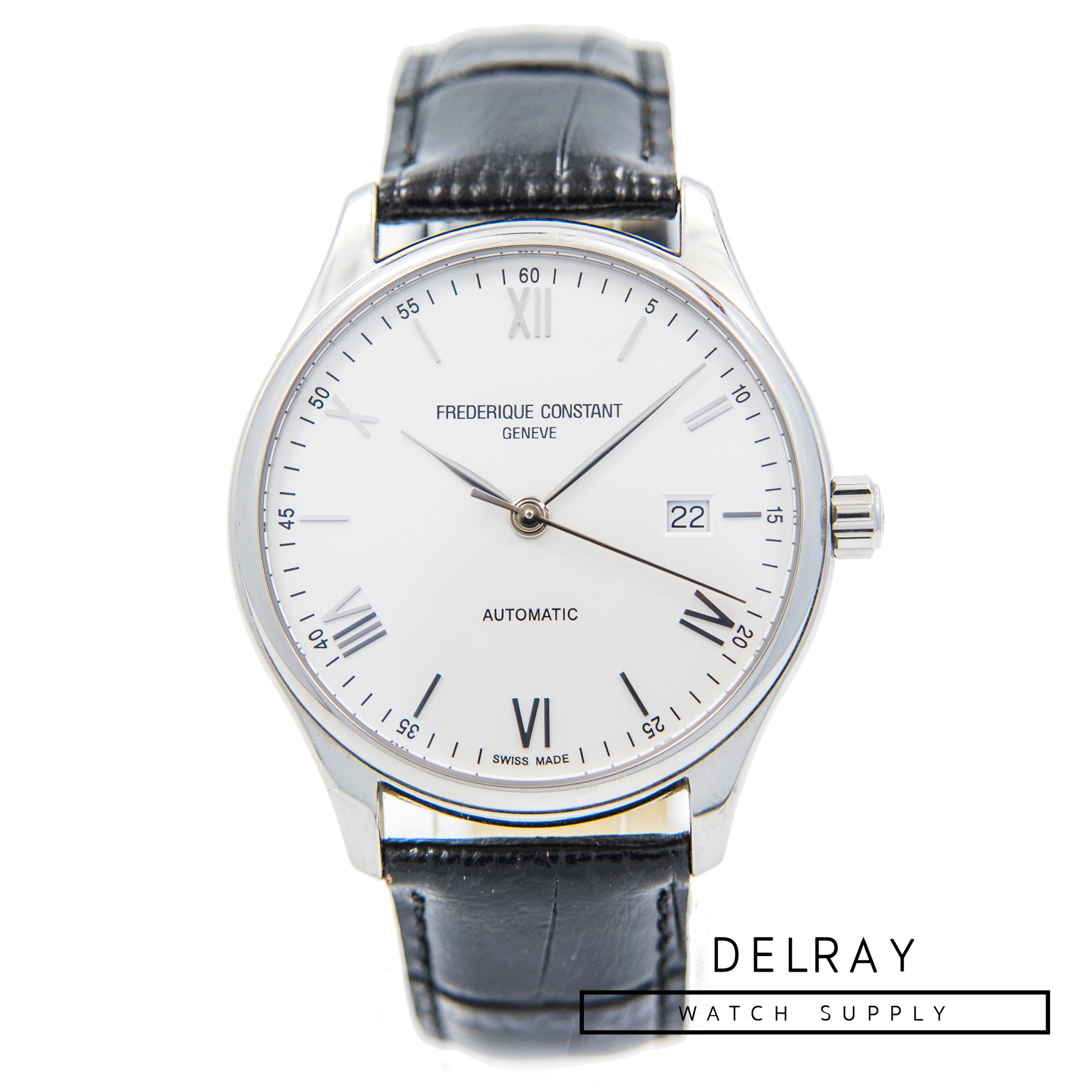 FREDERIQUE CONSTANT デイト表示 ホワイトダイヤル FREDERIQUE CONSTANT デイト表示 ホワイトダイヤル FREDERIQUE