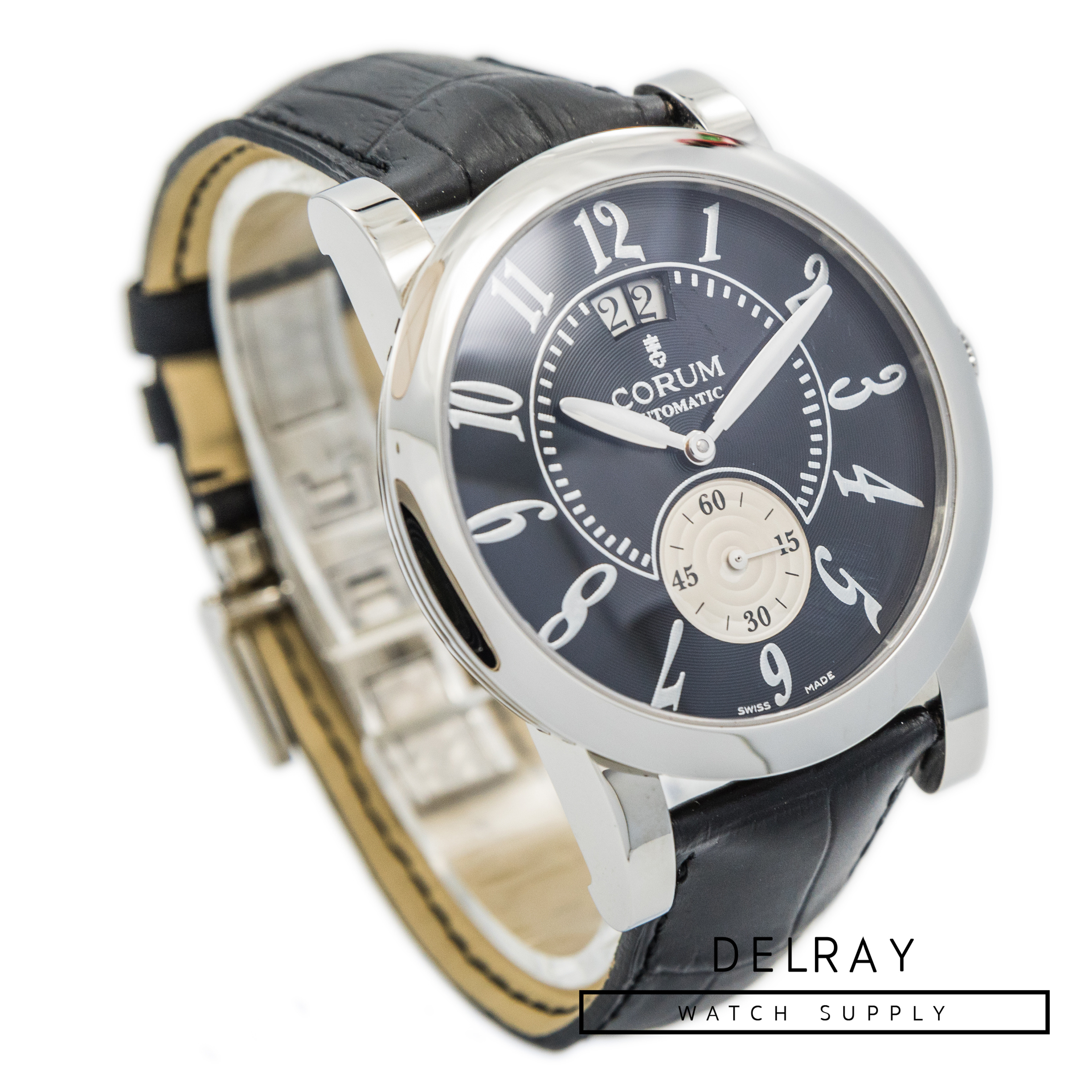 Cadran De Montre Corum Date Swiss Made Vintage - Occasion, Style Index, Pour Modèles Corum Date