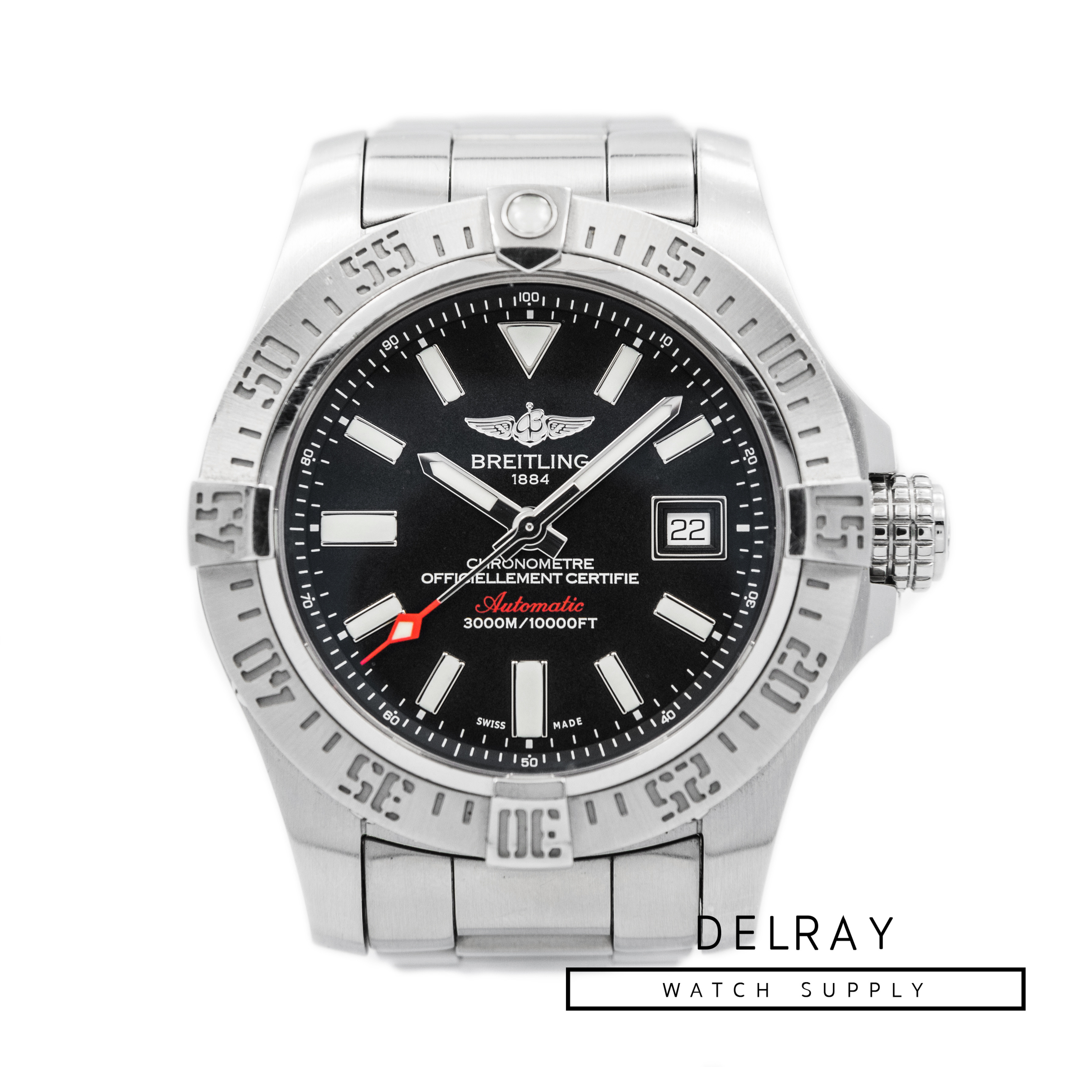 Breitling Avenger II Seawolf on Bracelet - DelrayWatch.com