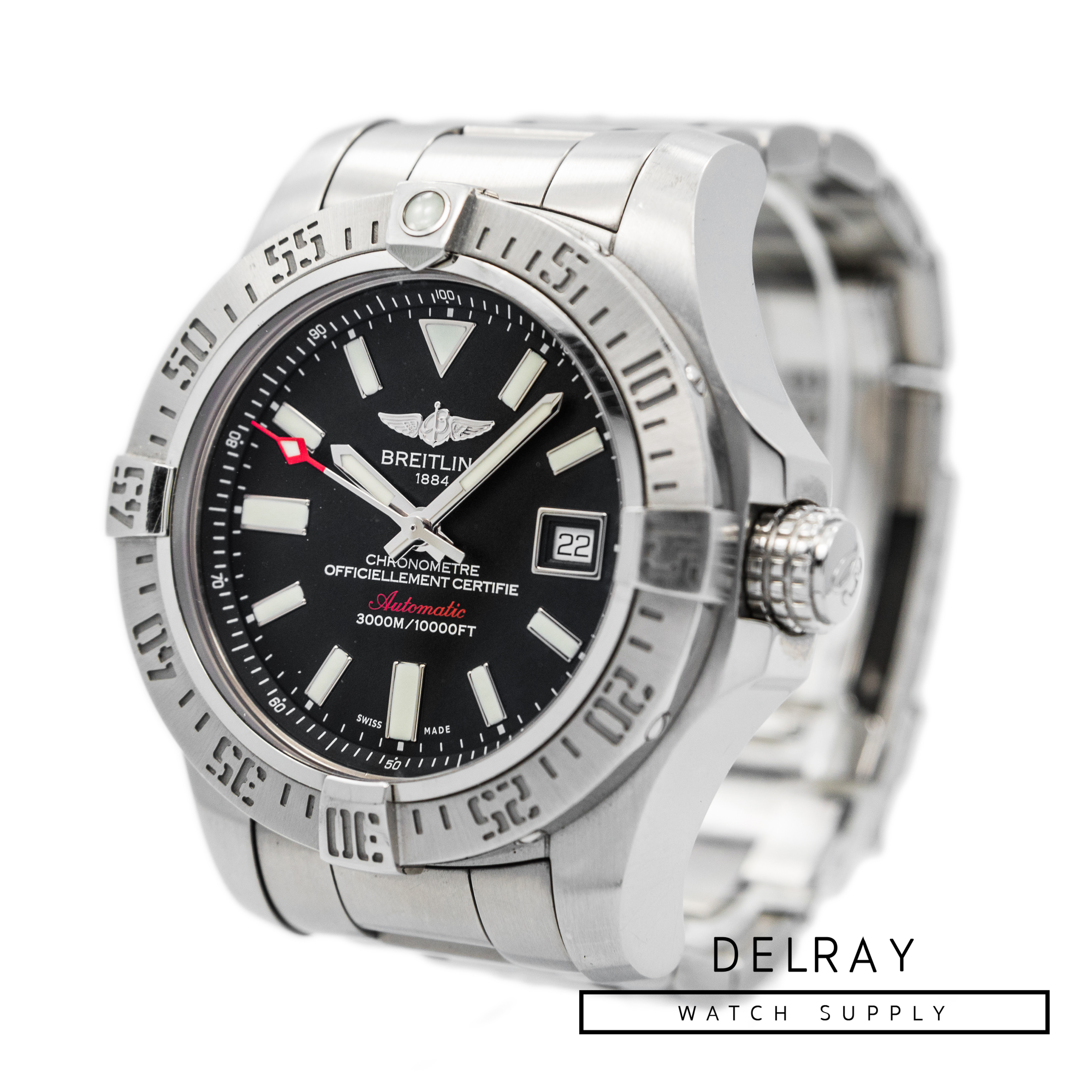 Breitling Avenger II Seawolf on Bracelet - DelrayWatch.com