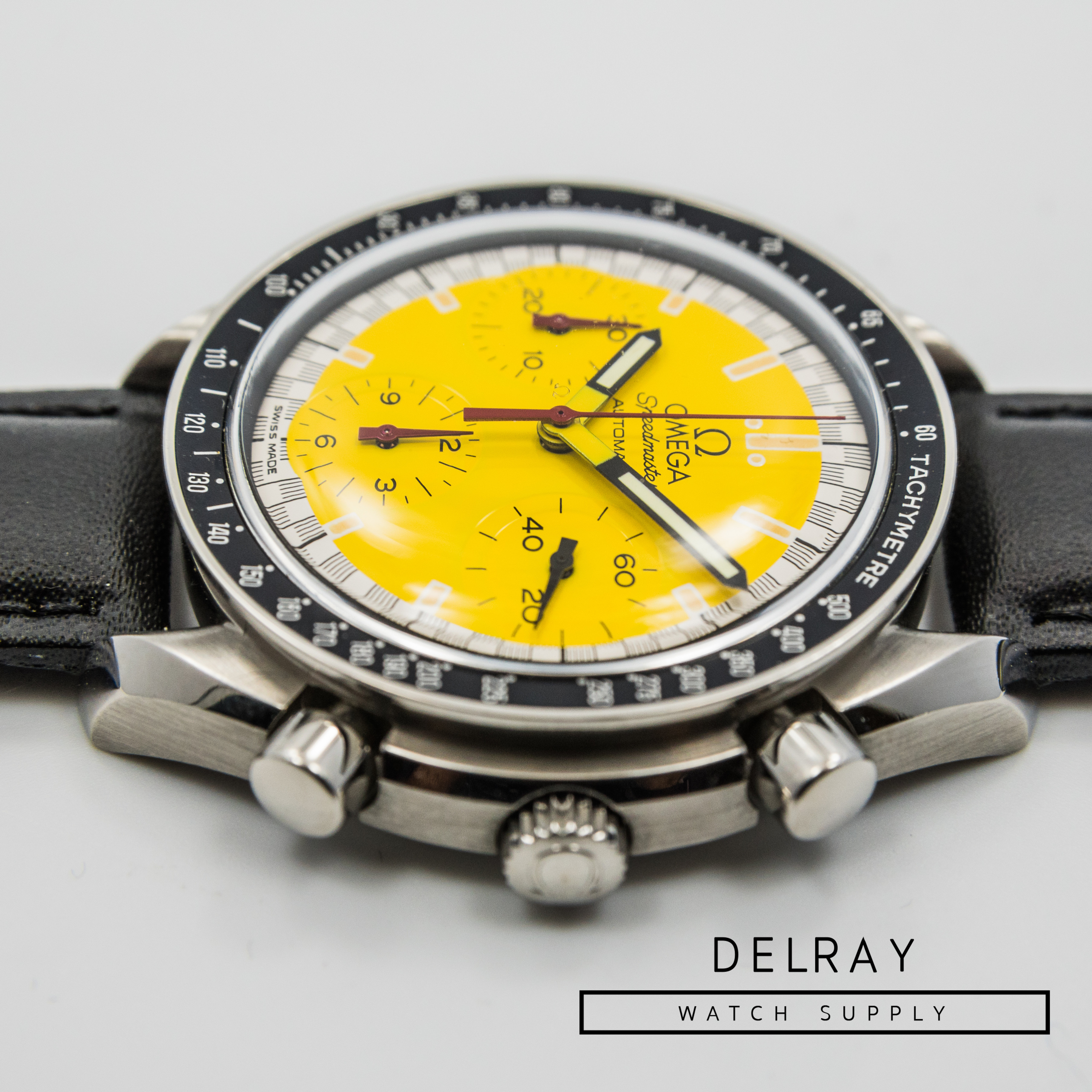 Omega Speedmaster Schumacher Yellow - DelrayWatch.com