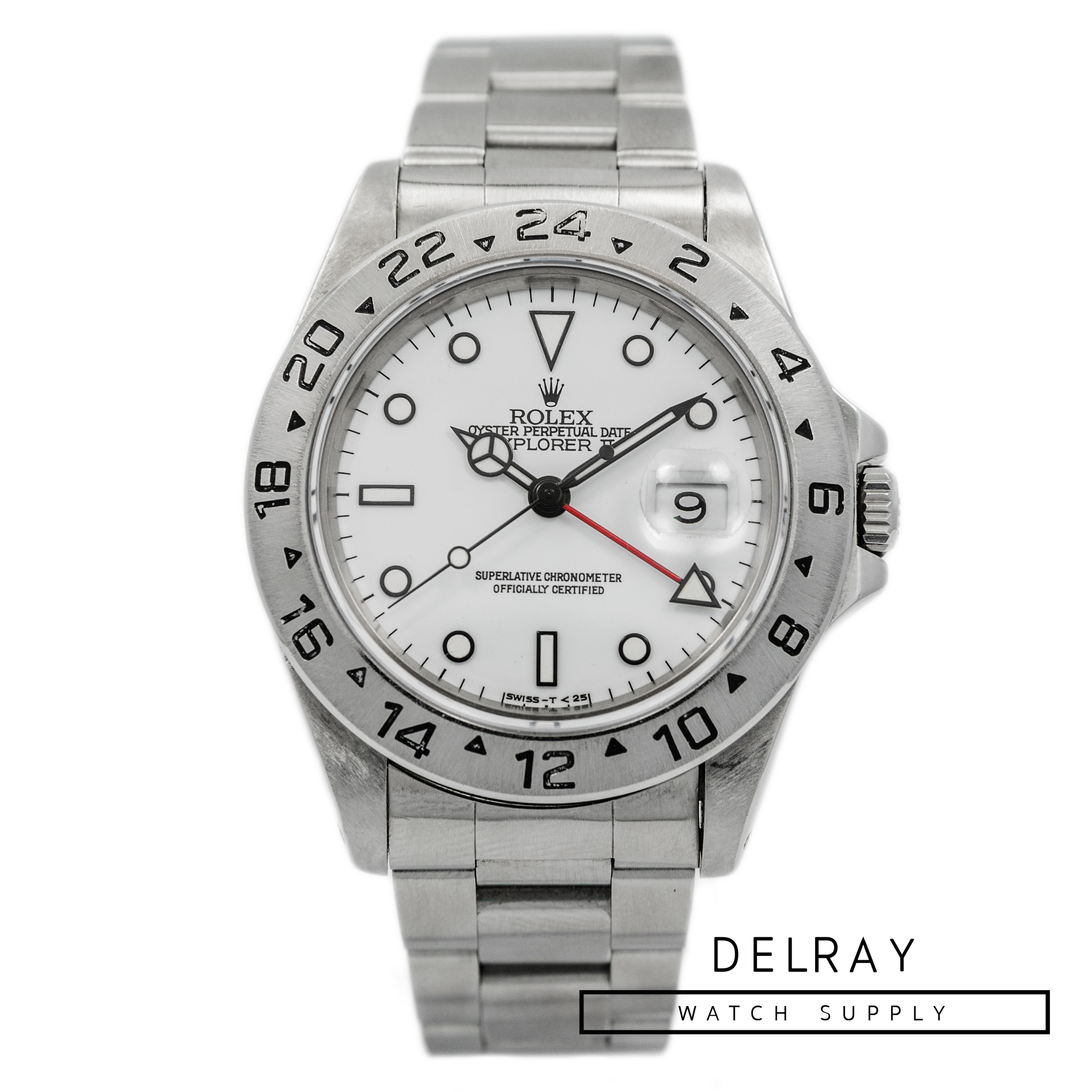 Rolex Explorer II 16570 Polar Tritium Dial - DelrayWatch.com