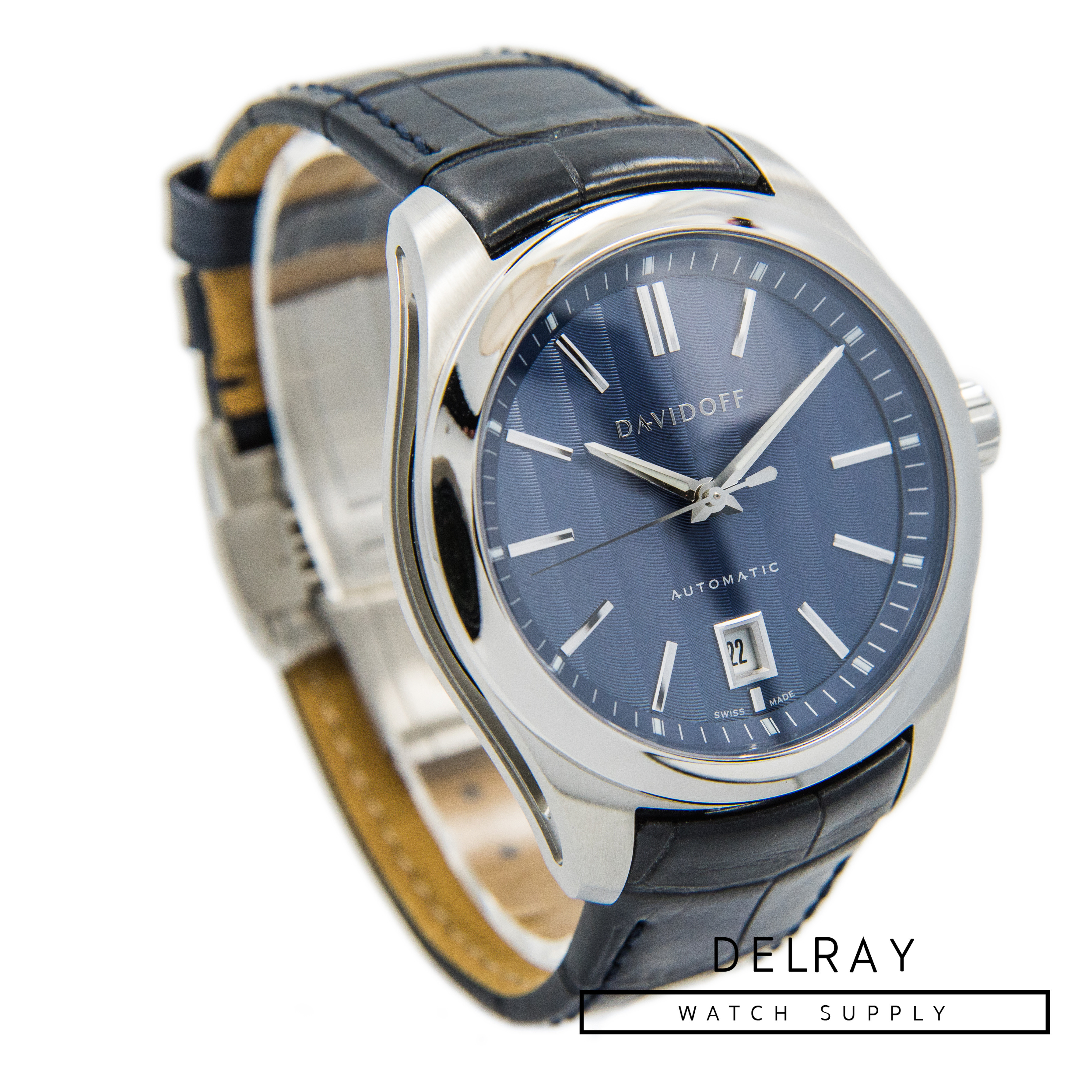 Davidoff Velocity Classic Blue Dial *UNWORN* - DelrayWatch.com