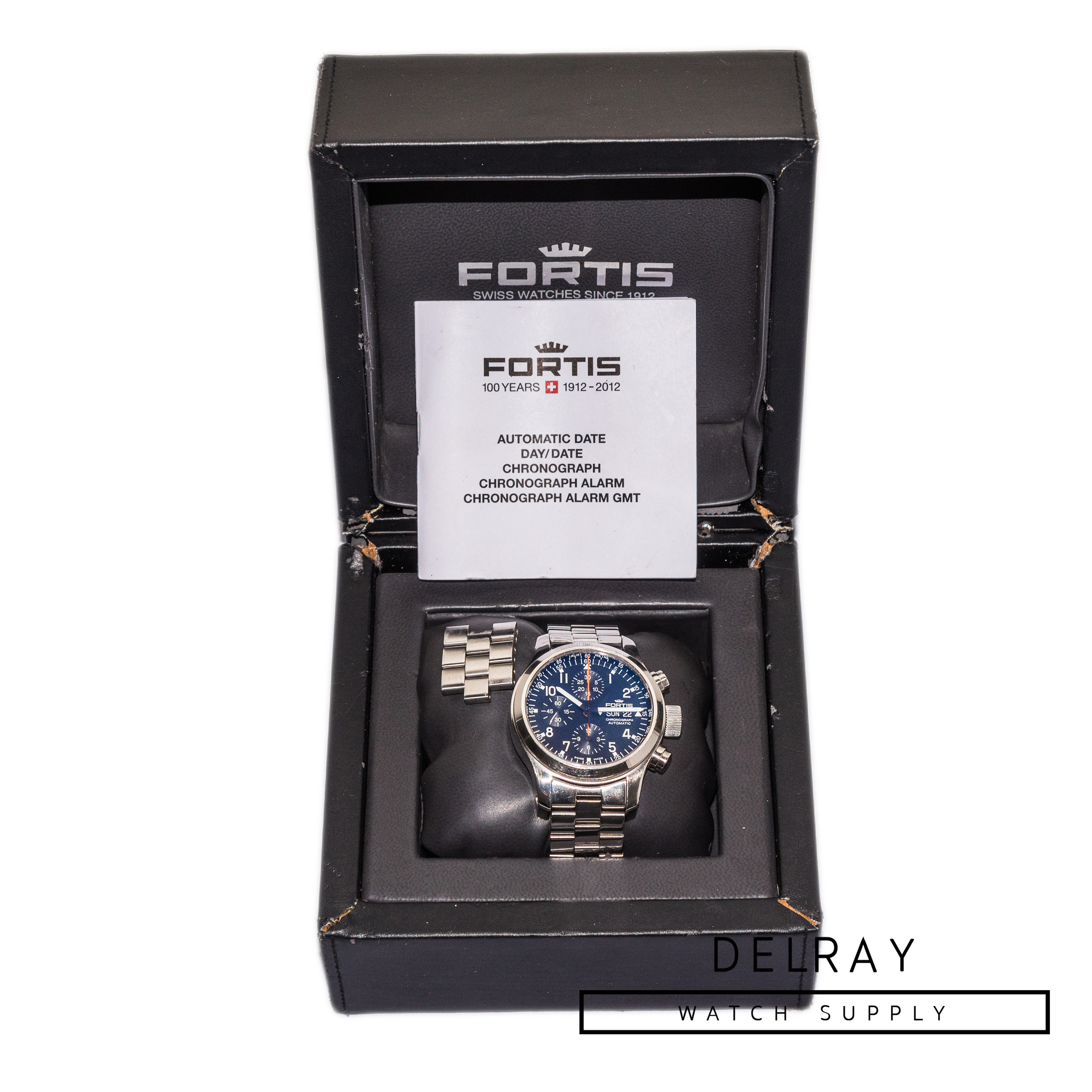Set D'aiguilles Bleues Fortis – Pour B-42 Diver Chronograph / Valjoux 7750