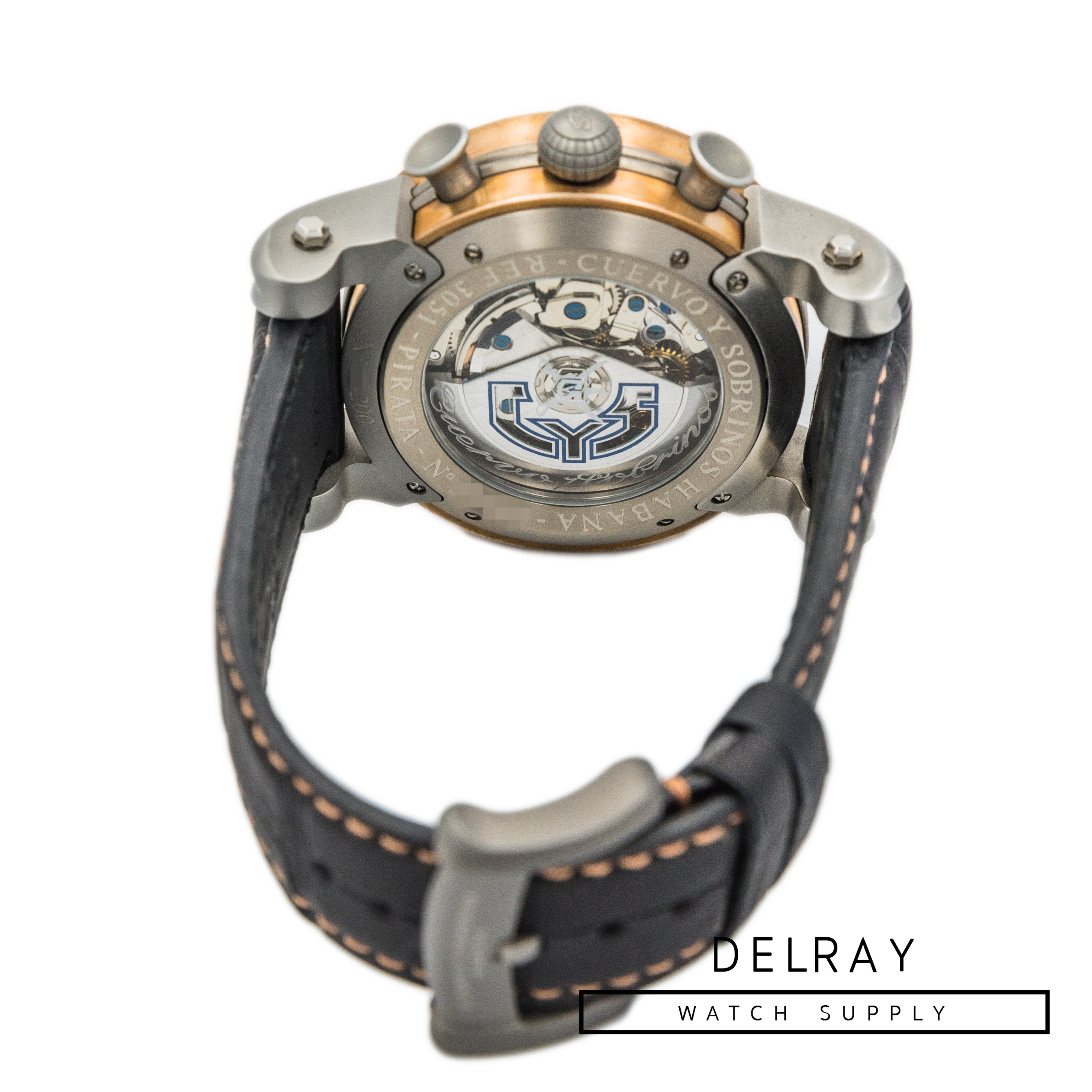 Cuervo y Sobrinos Torpedo Pirata Bronze Chronograph *Limited