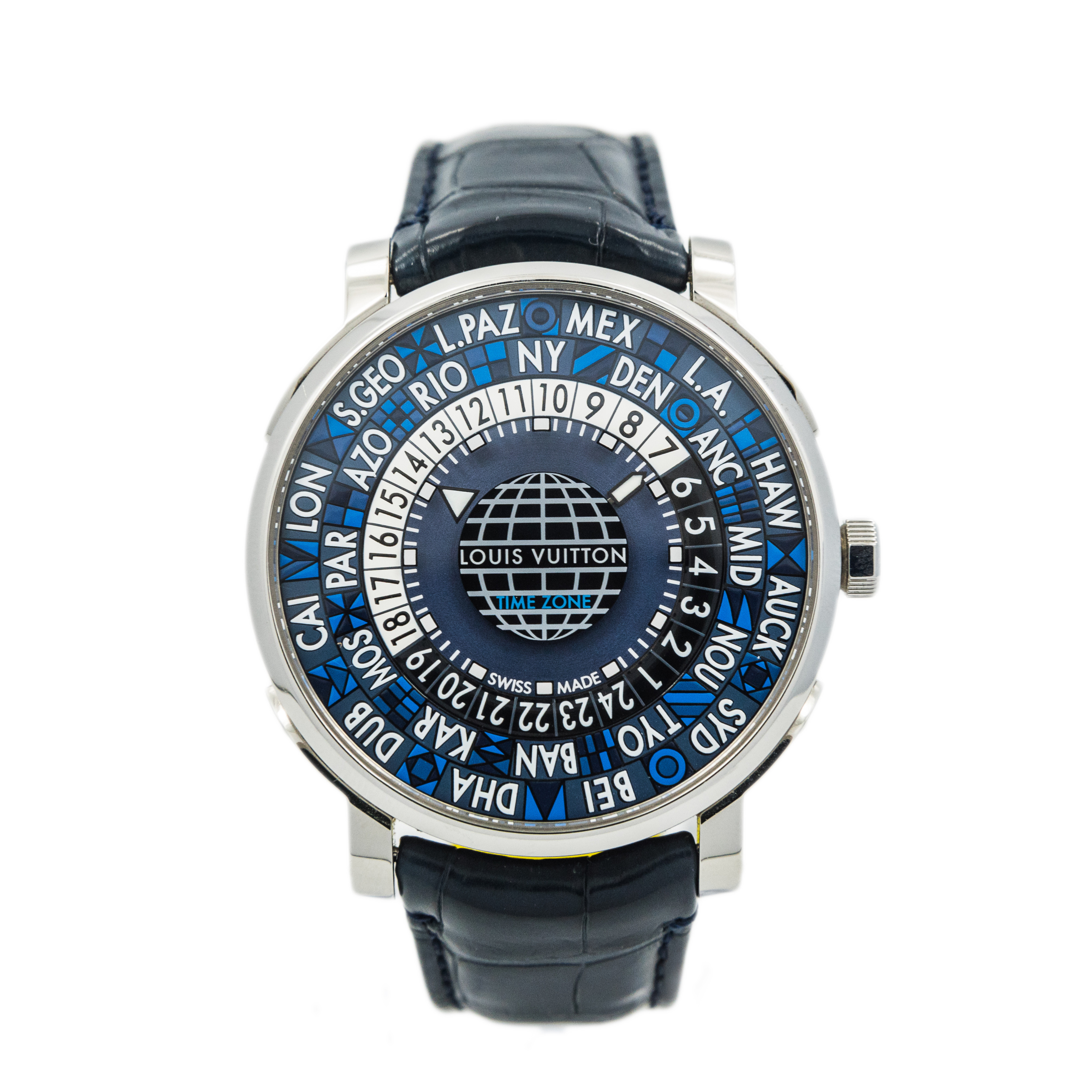 Louis Vuitton Escale Time Zone Blue Dial 