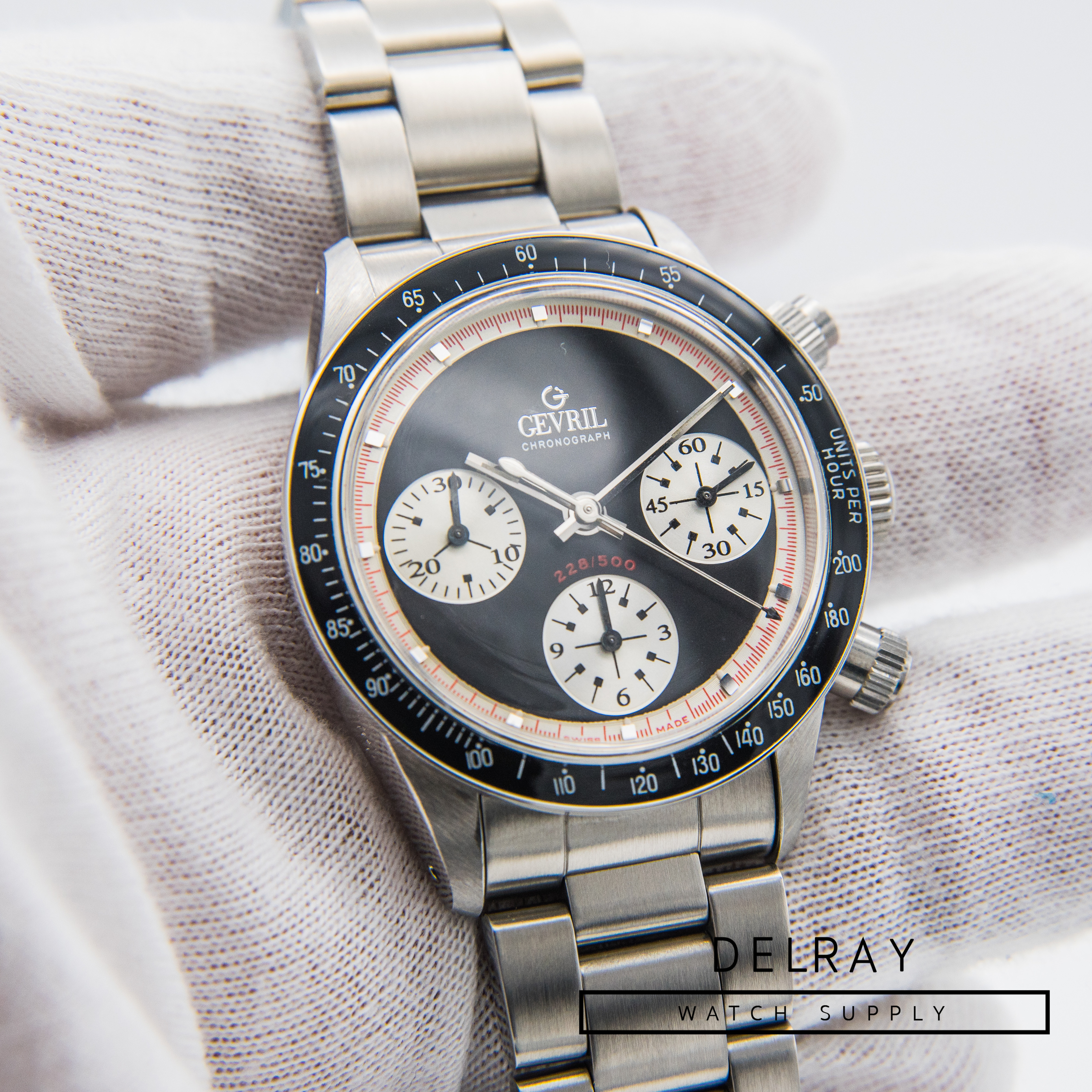 Gevril Tribeca Black Dial *Limited Edition* *UNWORN* - DelrayWatch.com
