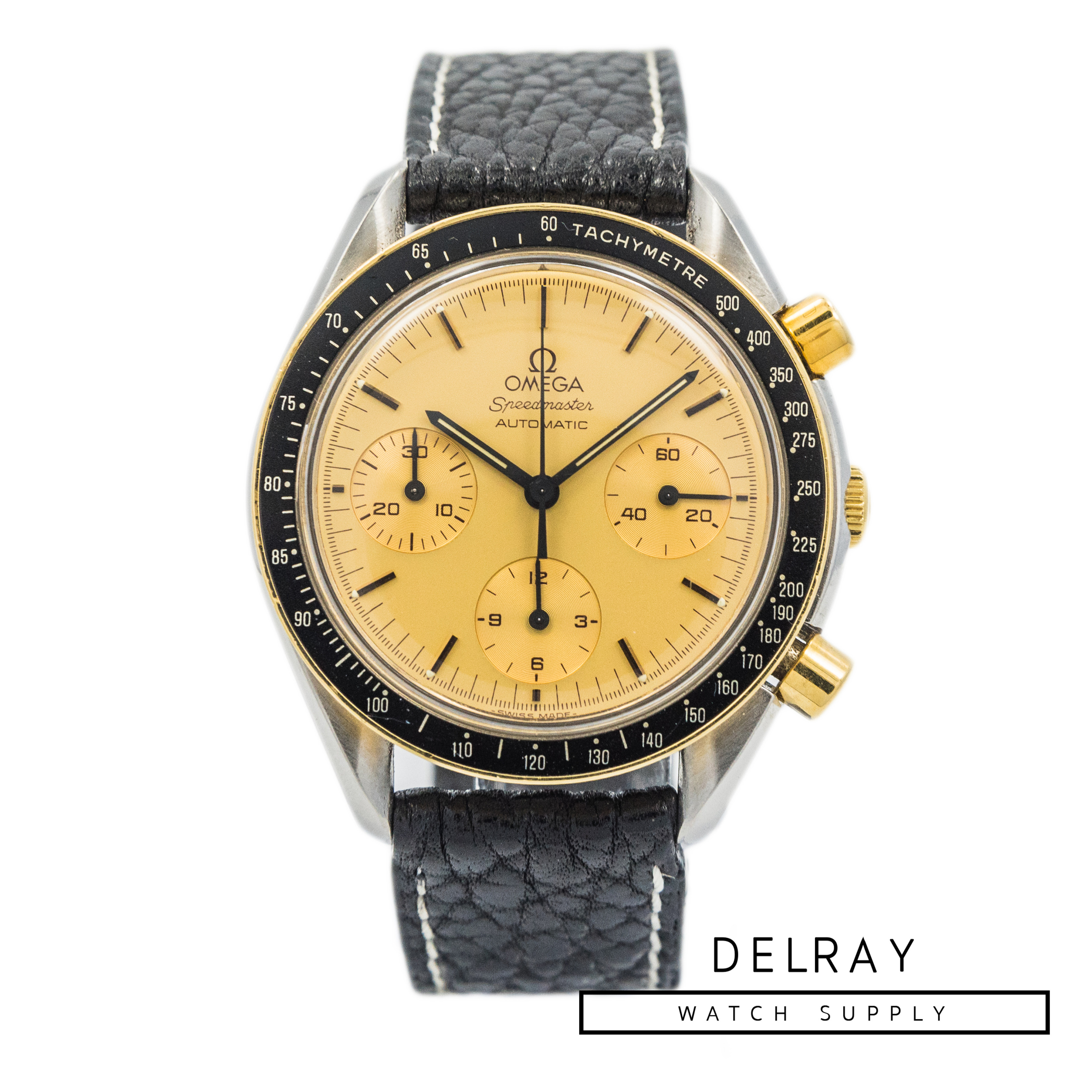 Omega Speedmaster Reduced Two Tone Champagne Dial DelrayWatch