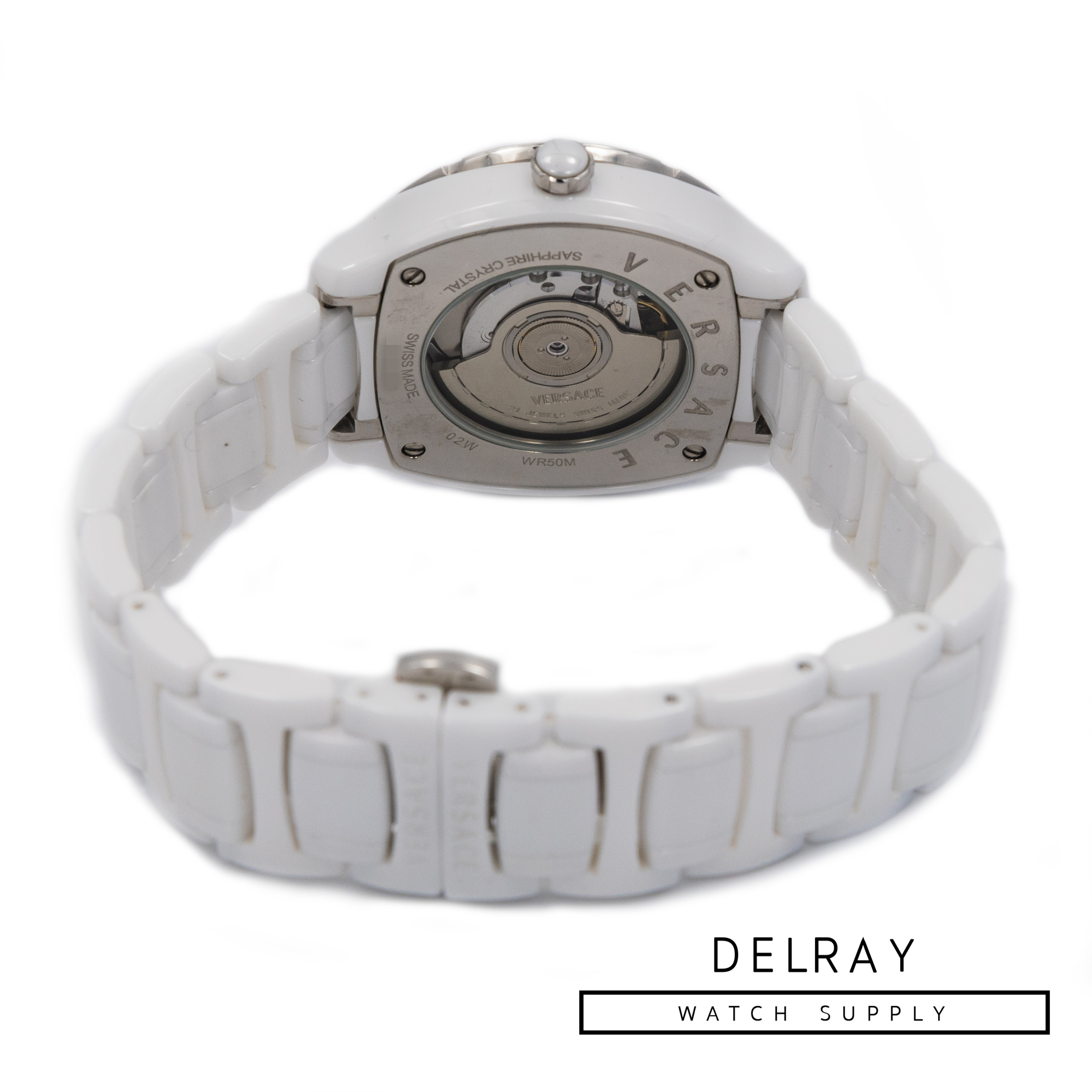 Versace DV One GMT White Ceramic *UNWORN* - DelrayWatch.com