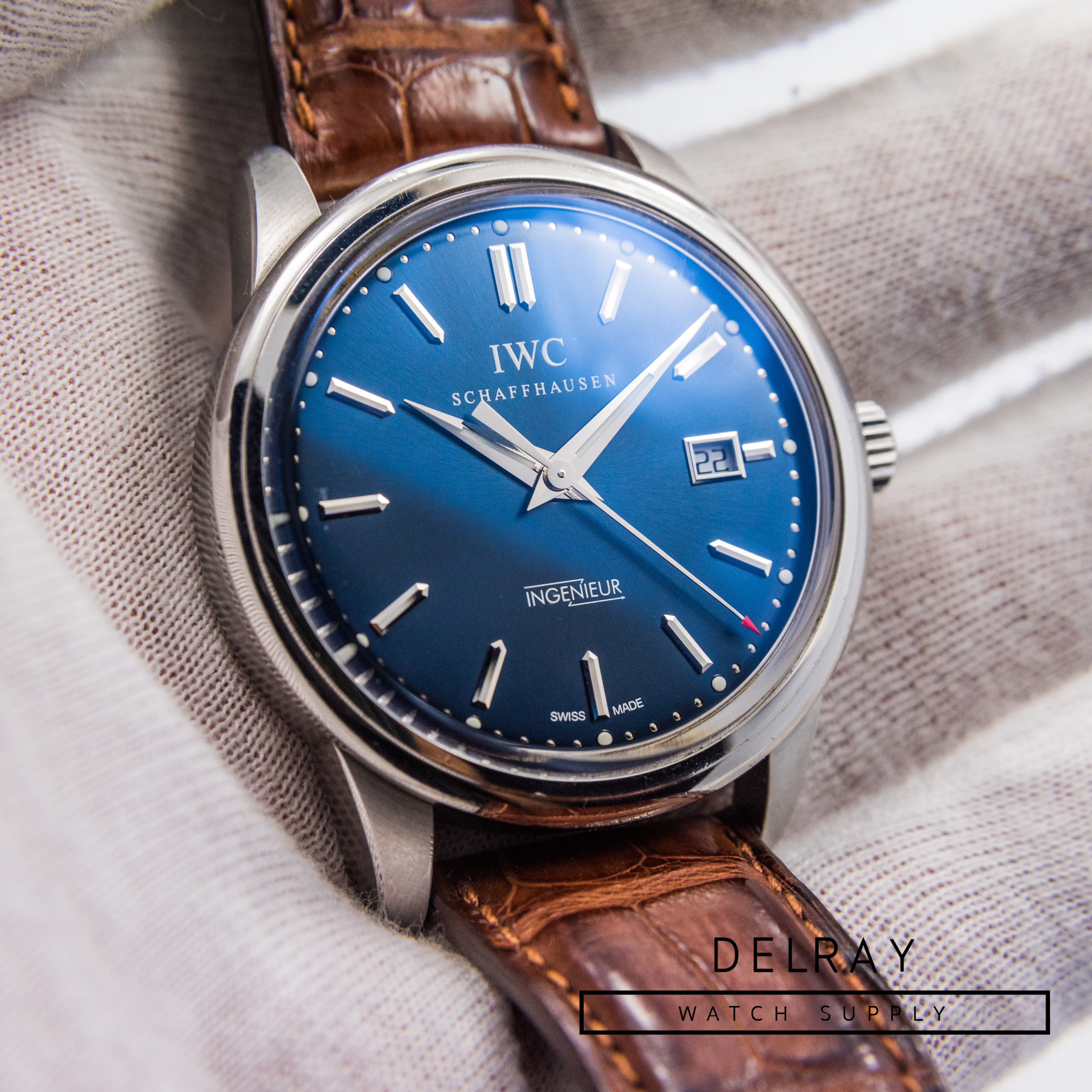 Iwc ingenieur blue on sale dial