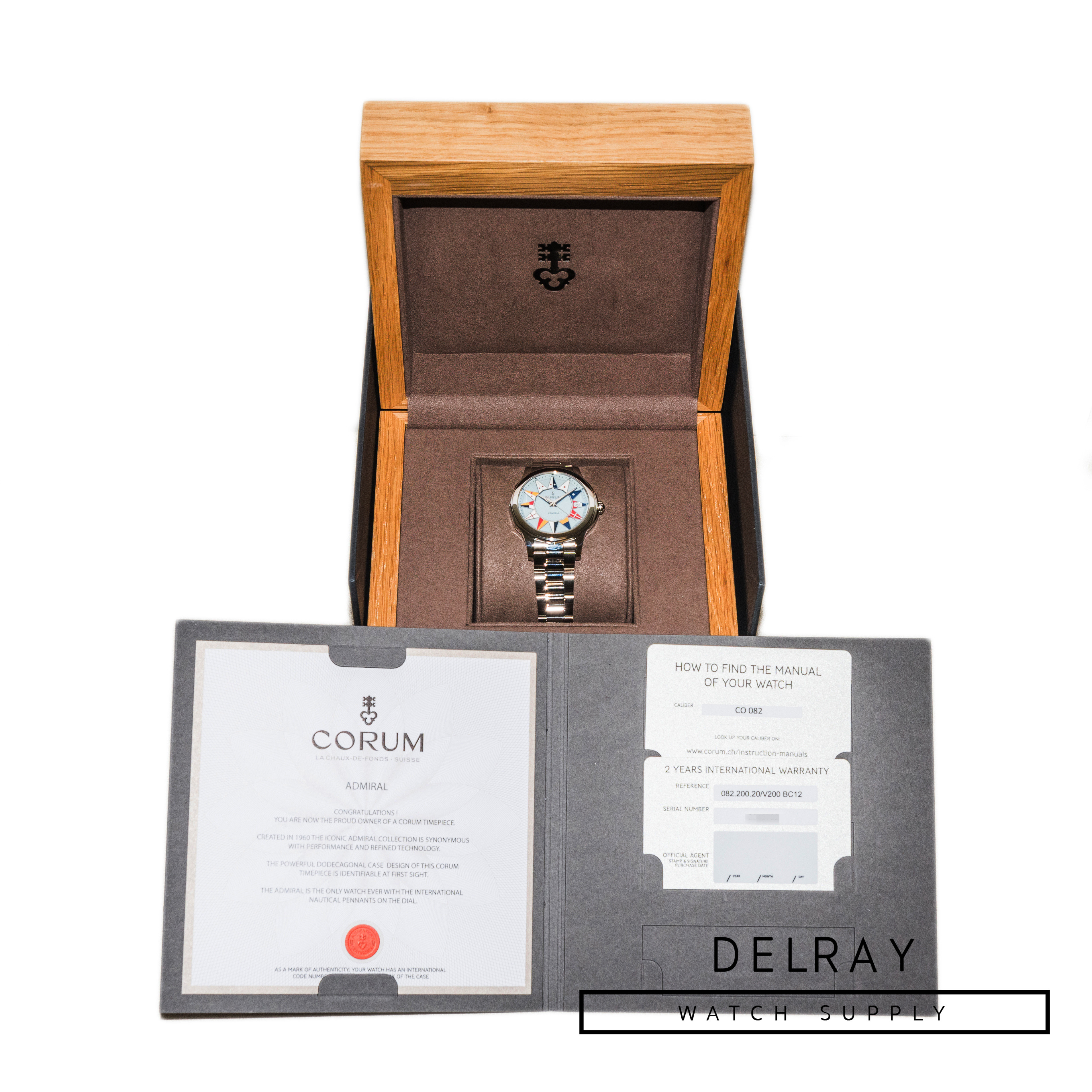 Corum Admiral's Cup 38 Blue Dial *UNWORN* - DelrayWatch.com