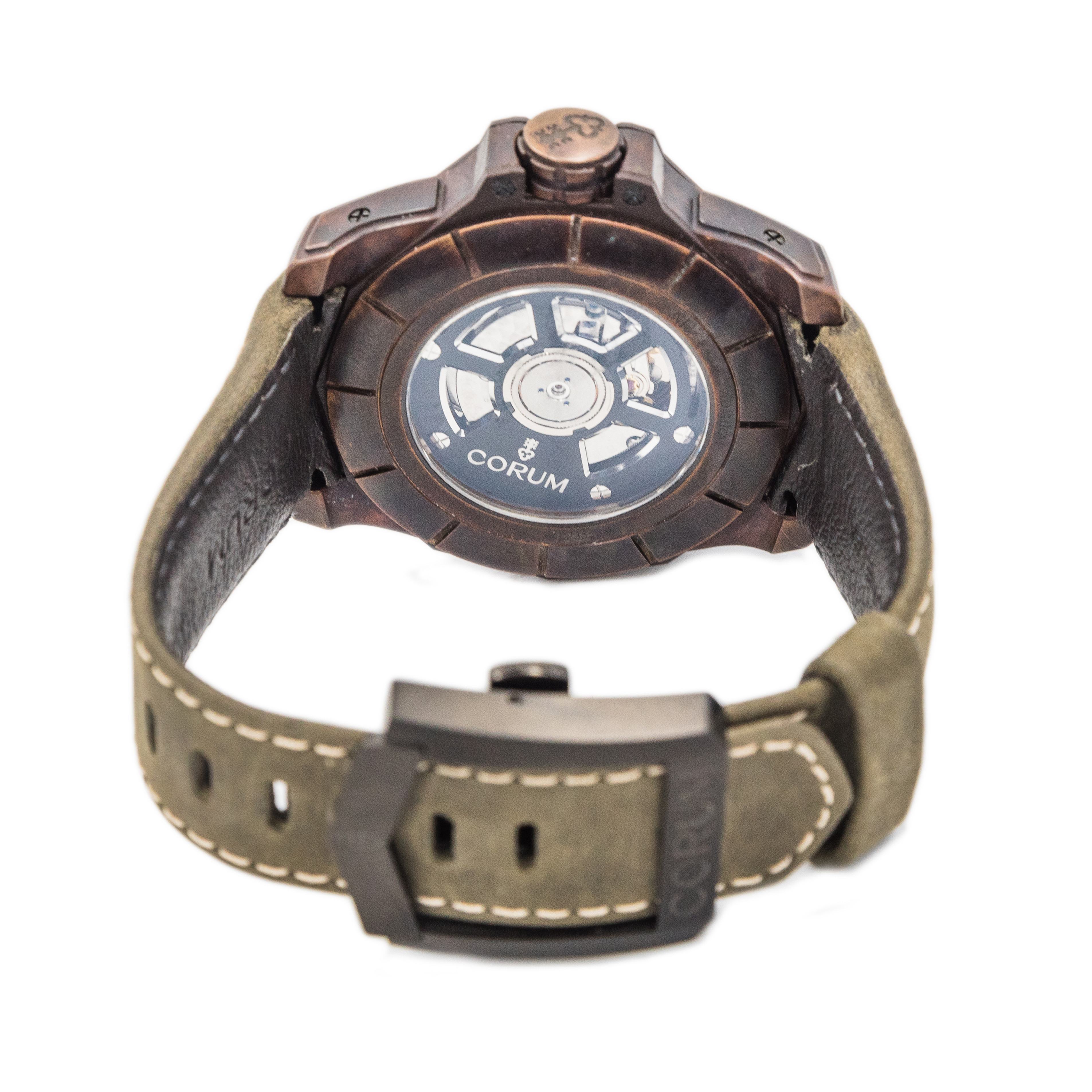 Corum Admiral's Cup Bronze and Wood Dial *UNWORN* - DelrayWatch.com