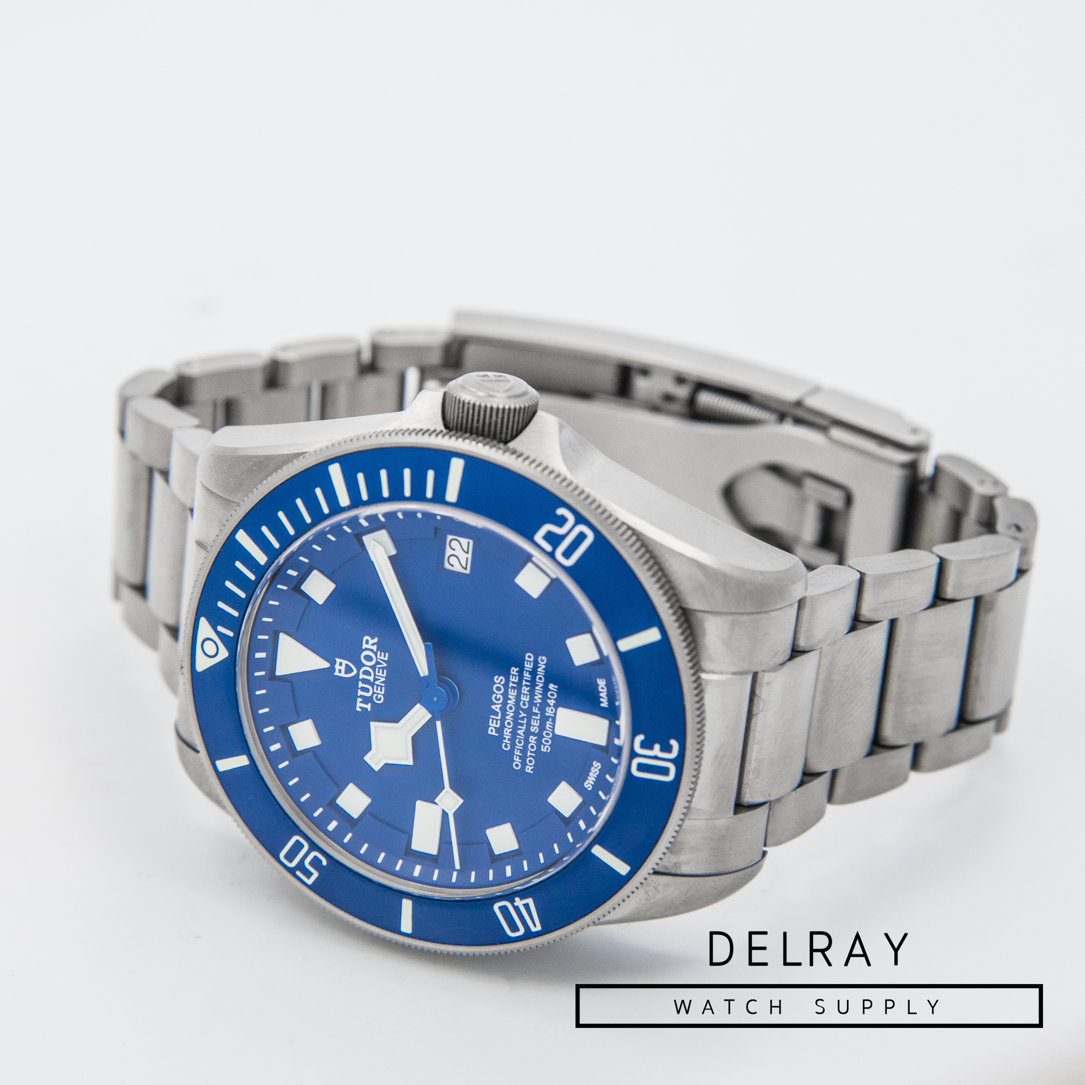 Tudor Pelagos 25600TB Blue Dial - DelrayWatch.com