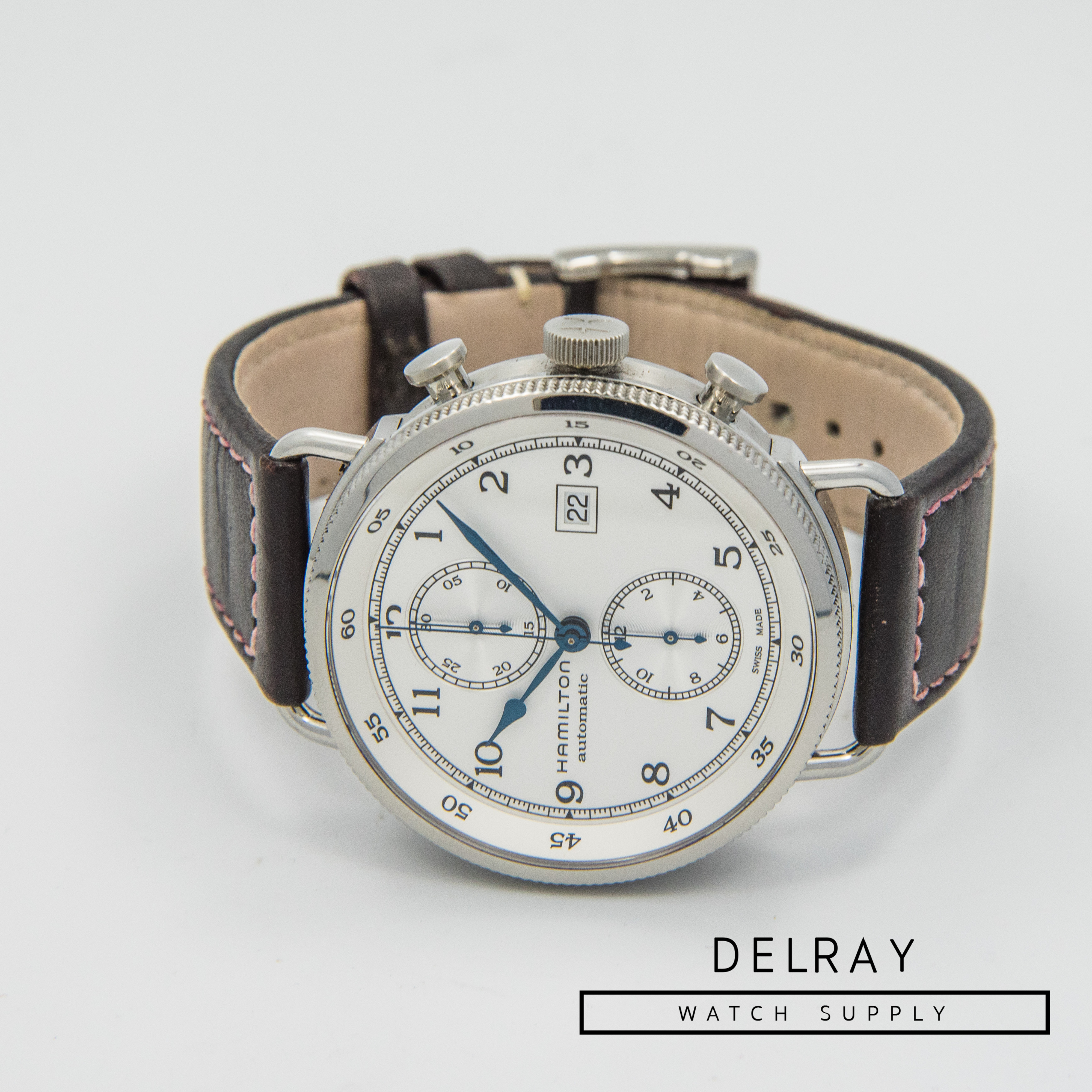 Hamilton Khaki Navy Pioneer Chronograph - DelrayWatch.com