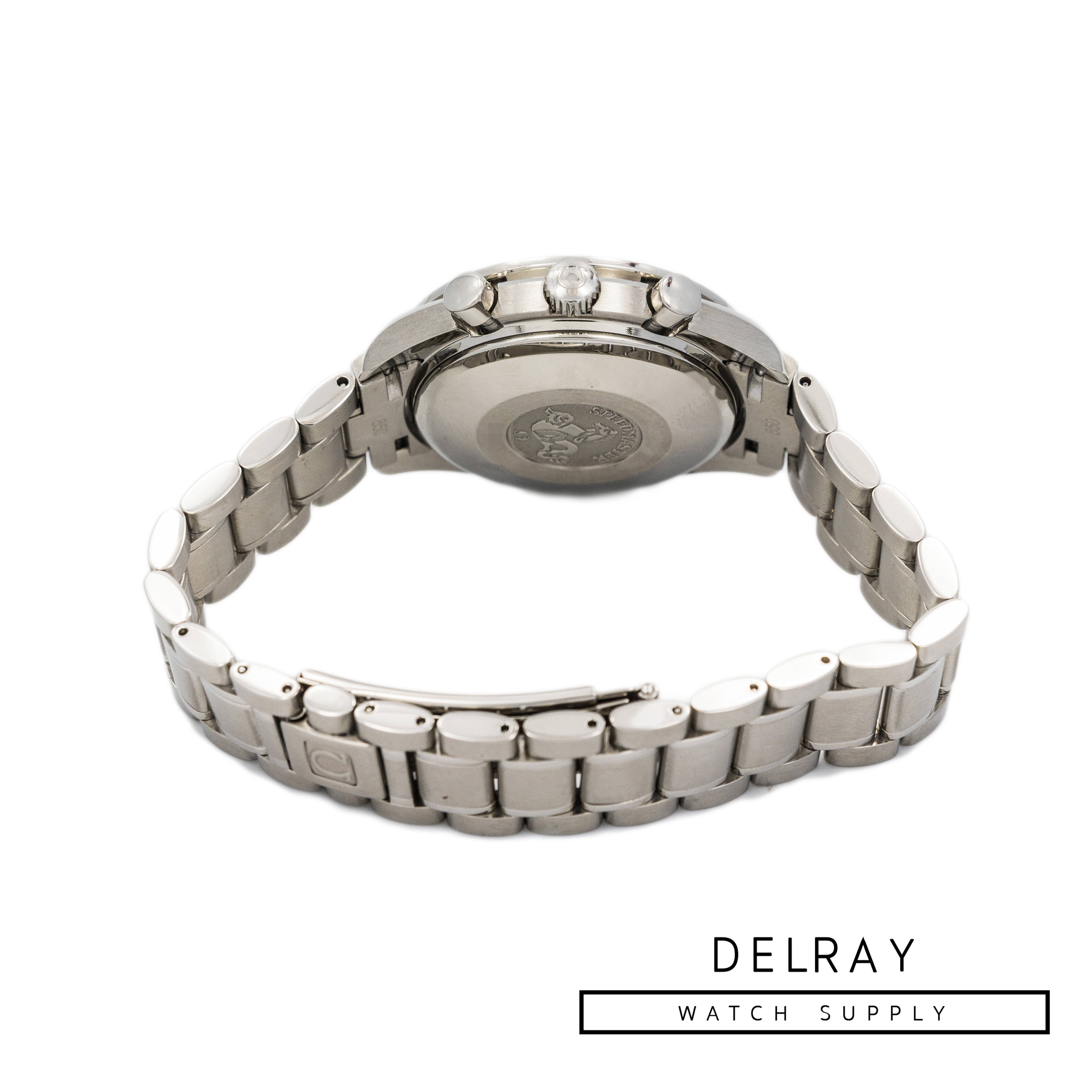 Omega Speedmaster Day-Date 3523.80 Blue Dial - DelrayWatch.com 