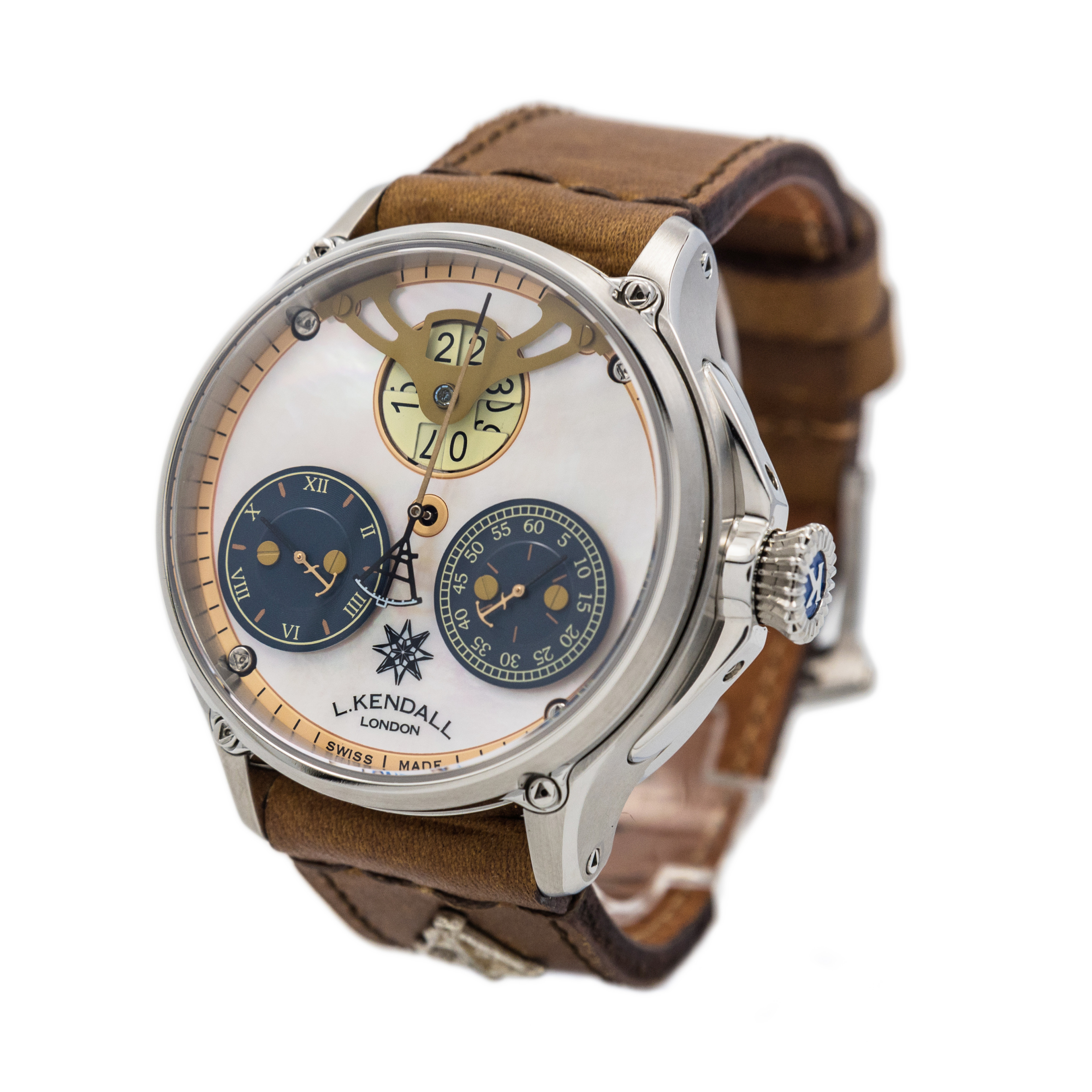 L. Kendall K6 Large Date *MOP Dial* - DelrayWatch.com