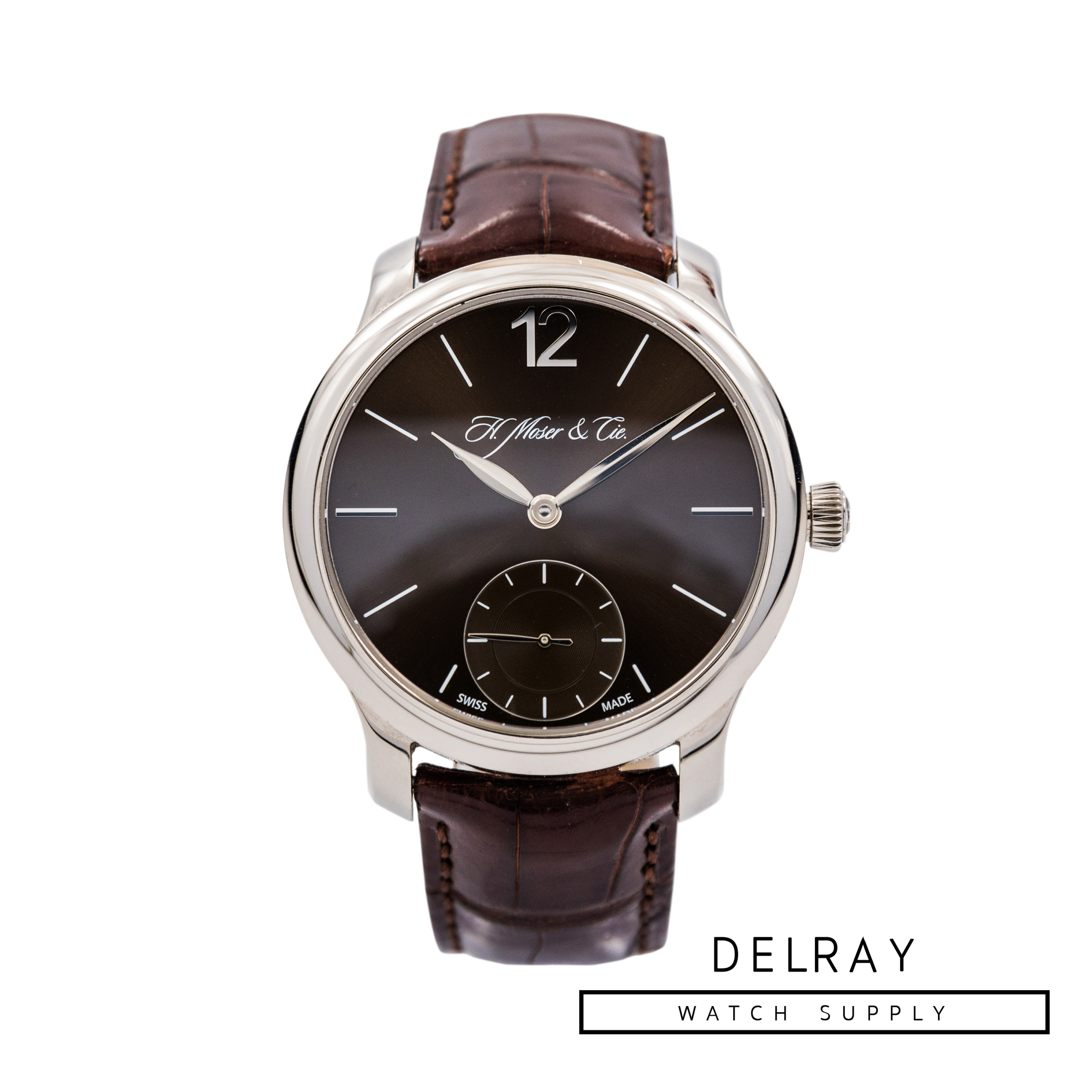 ◆mayu◆ H Moser Mayu *Chocolate Dial* *Box and Papers* - DelrayWatch.com
