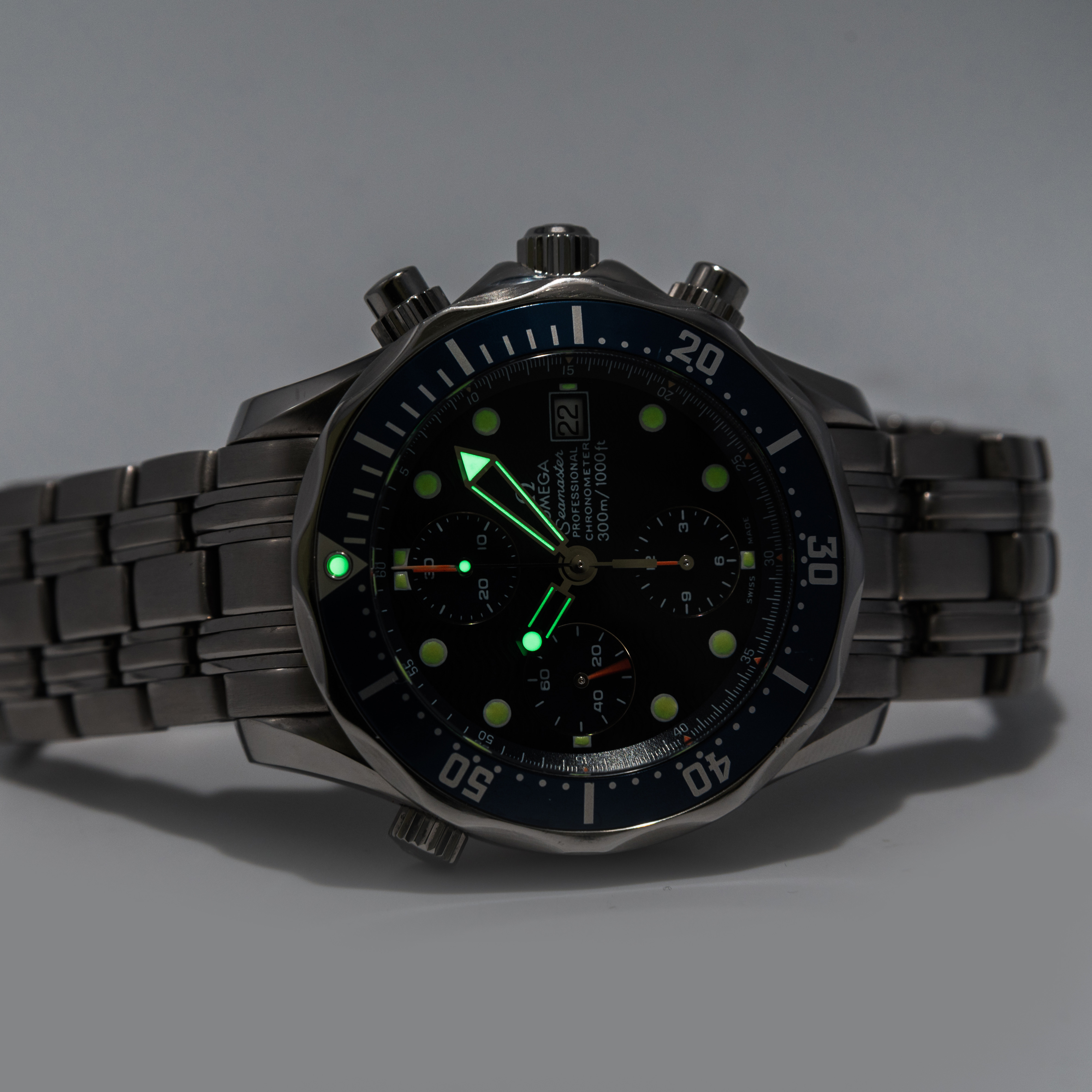 Omega Seamaster Professional 300M Chronograph Diver 2599.80 *Blue