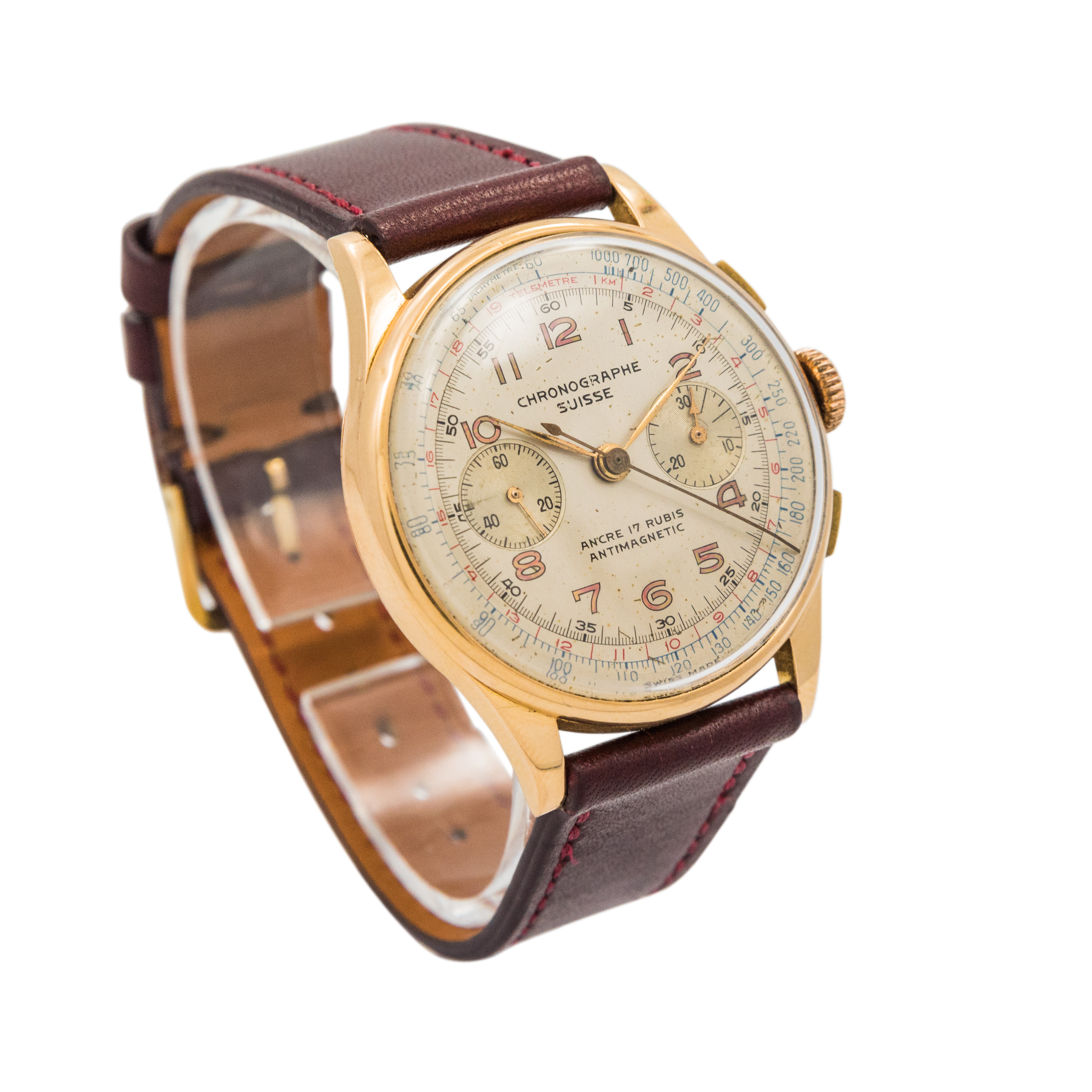 Chronographe Suisse 17 Rubis Antimagnetic Chronographe Suisse