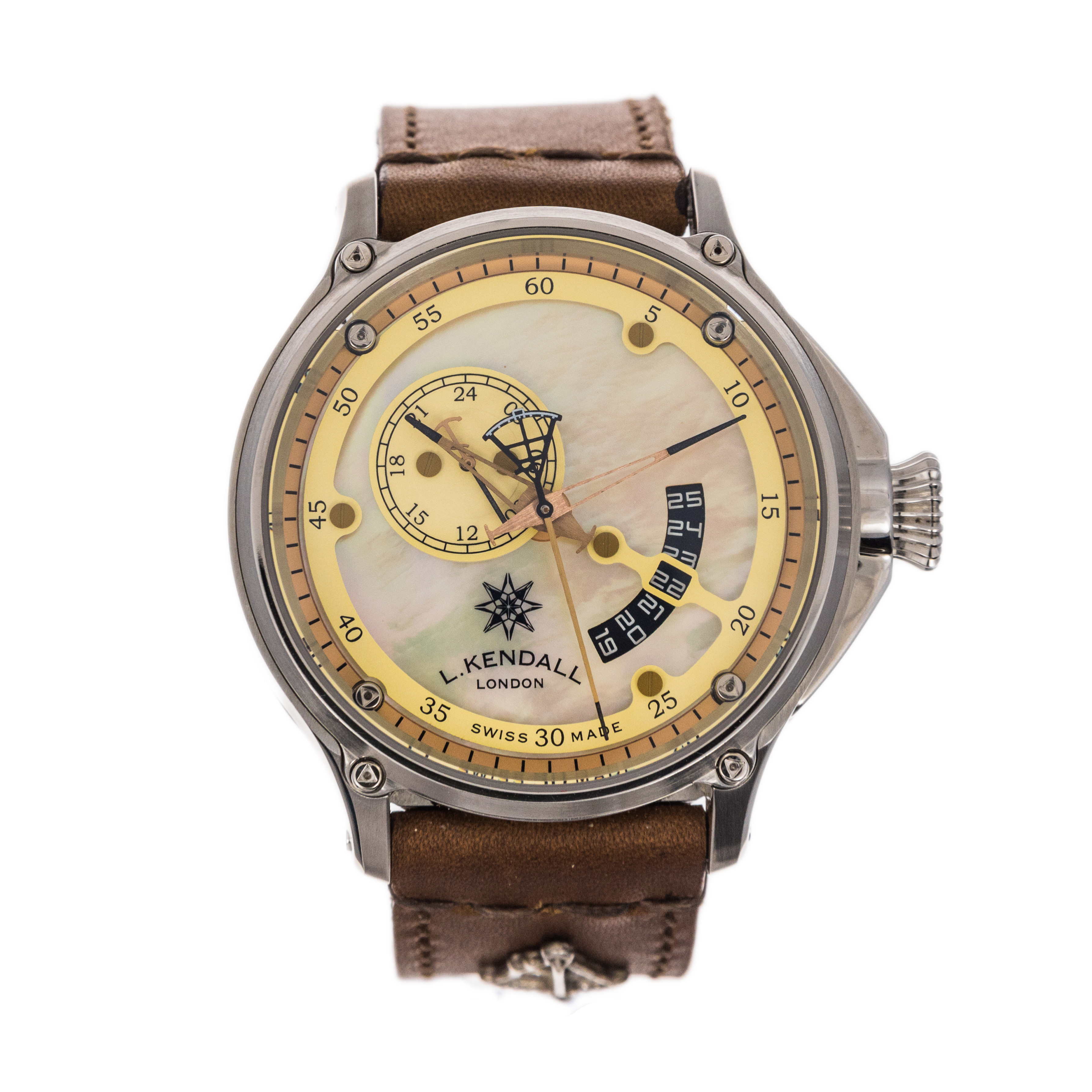 L. Kendall K7 Large Date K7-004A *MOP Dial* - DelrayWatch.com