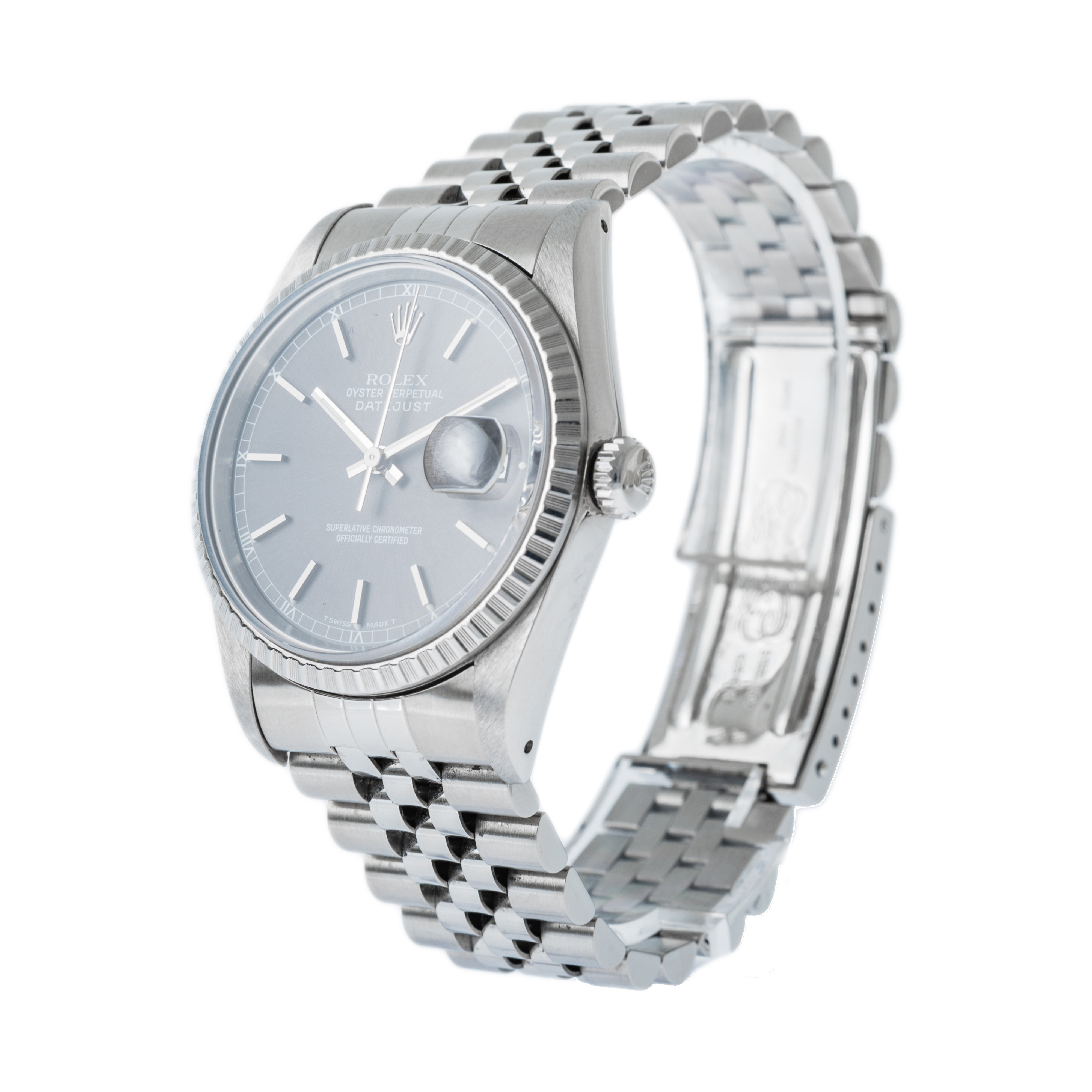 Rolex Datejust Ref. 16220 *Slate Sunburst Dial* - DelrayWatch.com