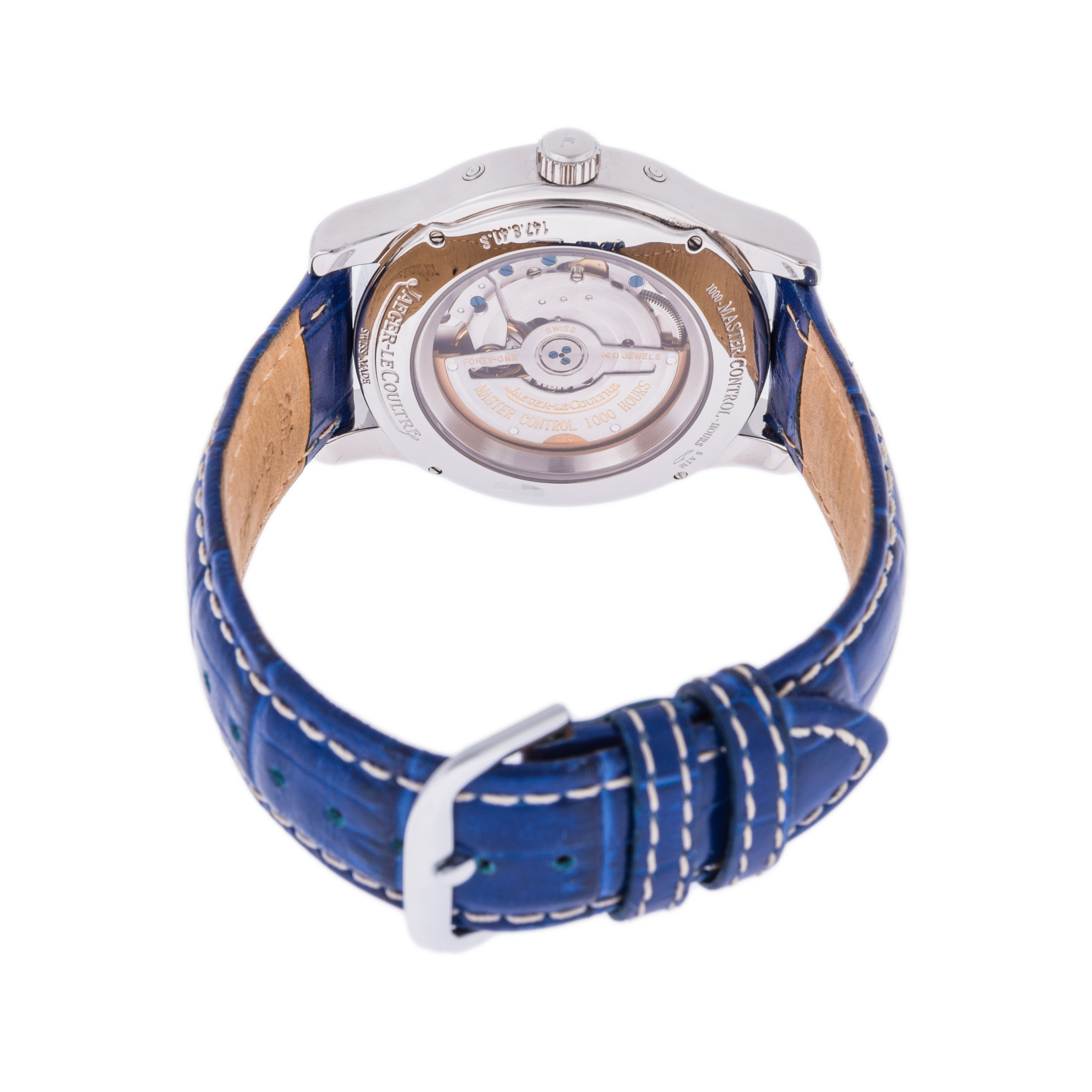 メル14741★ Jaeger-LeCoultre Master Calendar 147.8.41.S - DelrayWatch.com