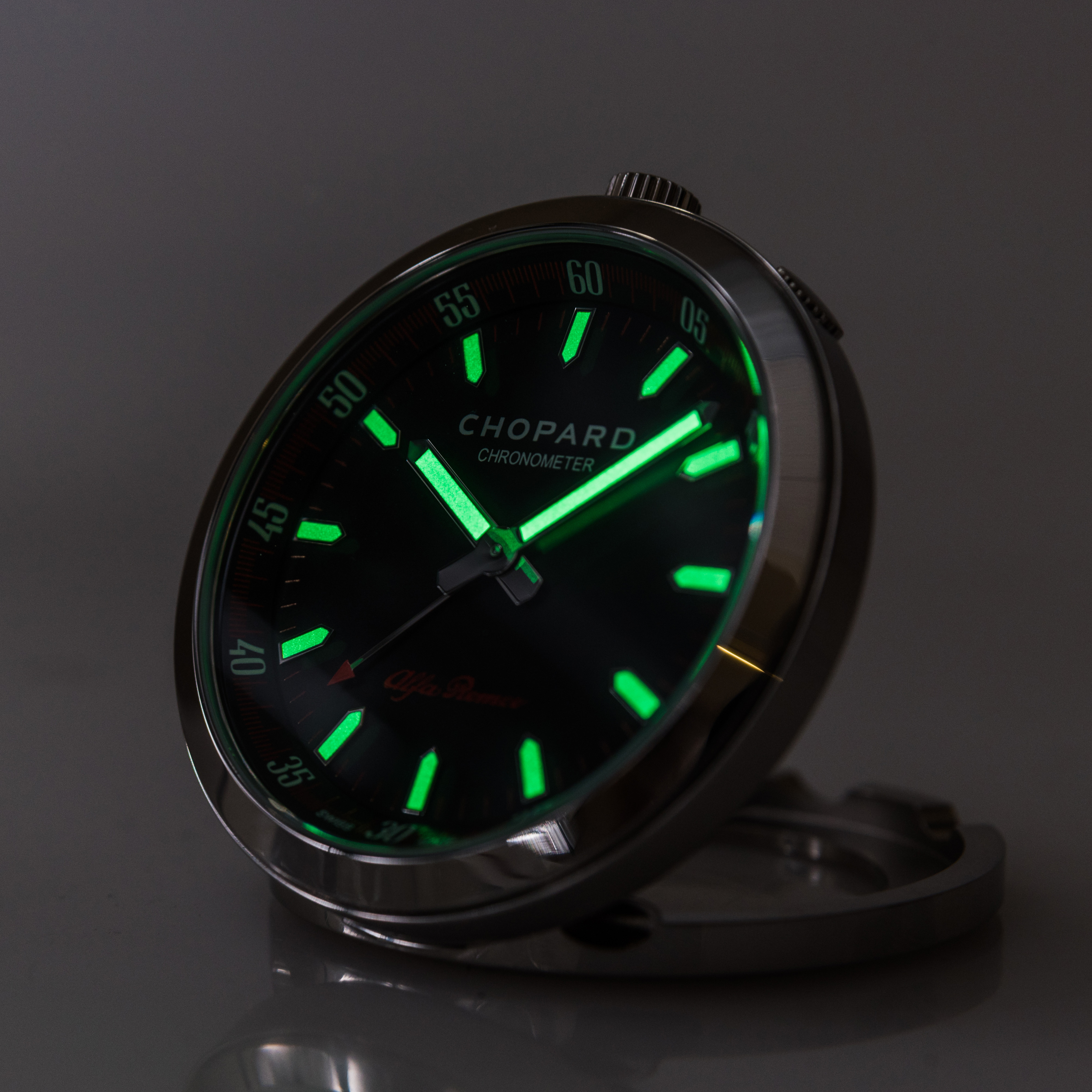 Chopard for Alfa Romeo Travel Alarm Clock *UNWORN* - DelrayWatch.com