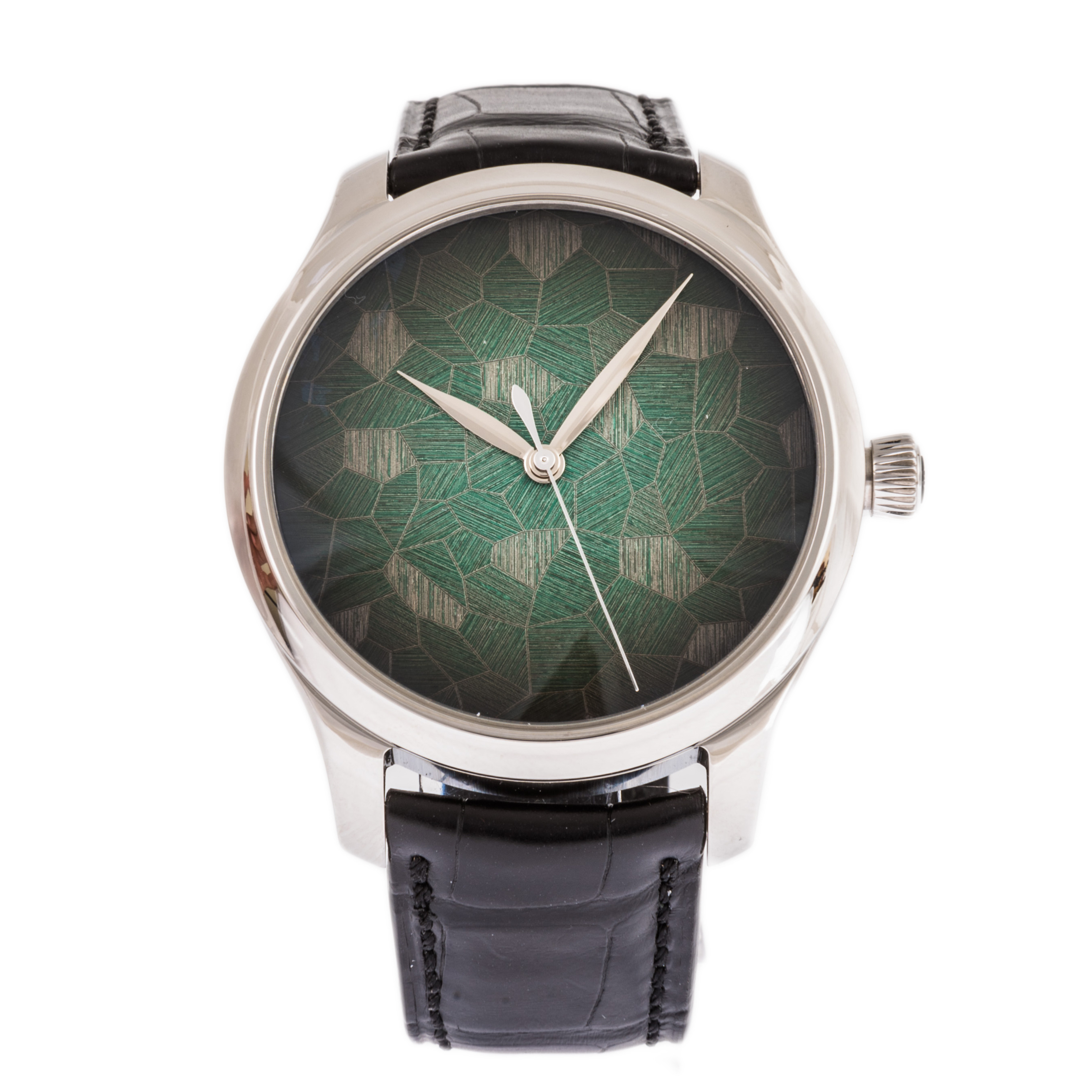 H Moser Endeavour Centre Seconds 'Mosaic Green fumé dial' *Limited