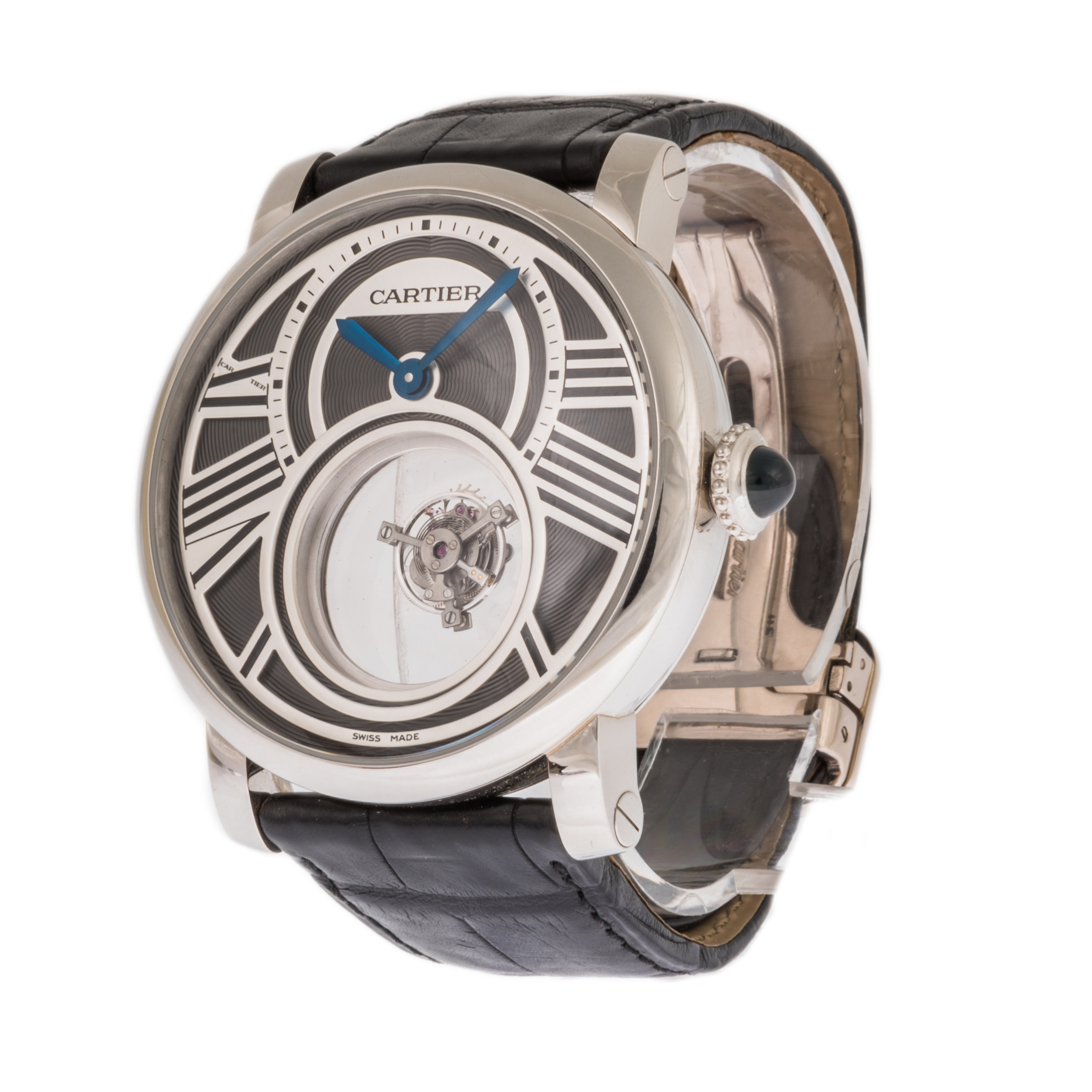 rotonde de cartier mysterious double tourbillon watch