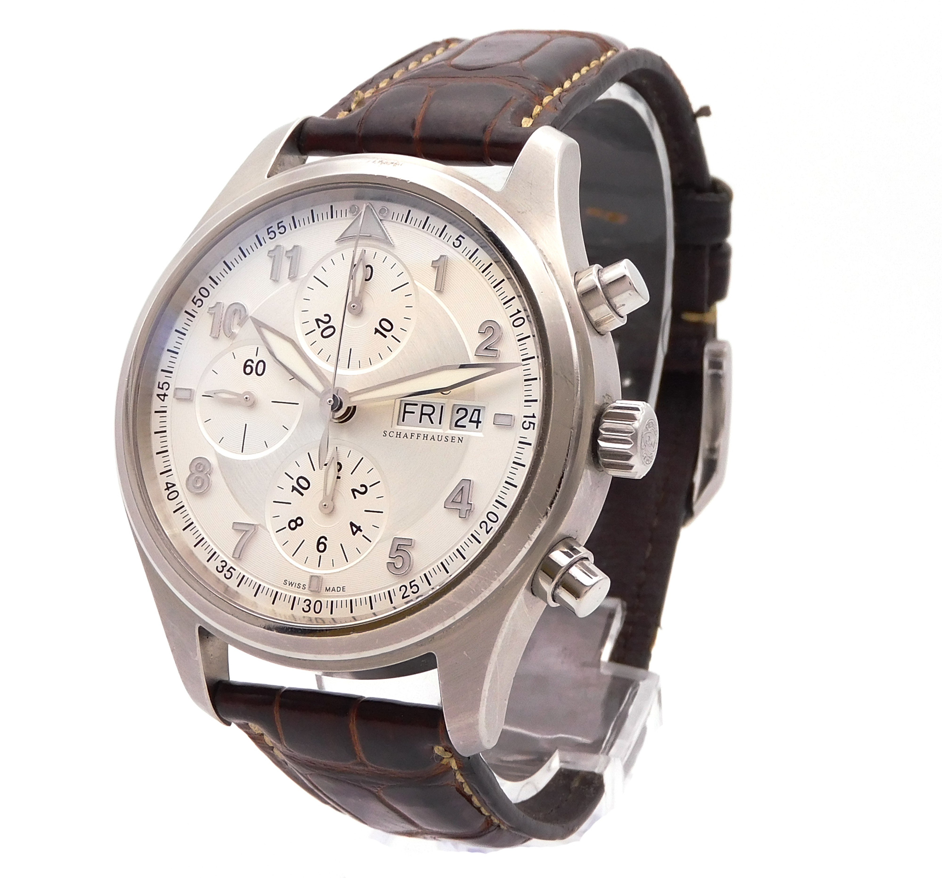 IWC Spitfire Pilot Chronograph IW371702 - DelrayWatch.com